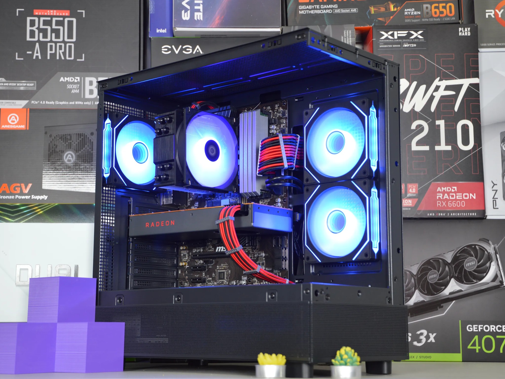 ❤️◻️| RX 5700 8GB | INTEL I7-8700K | 32GB DDR4 RAM | 1TB NVME SSD | Crimson Metal |