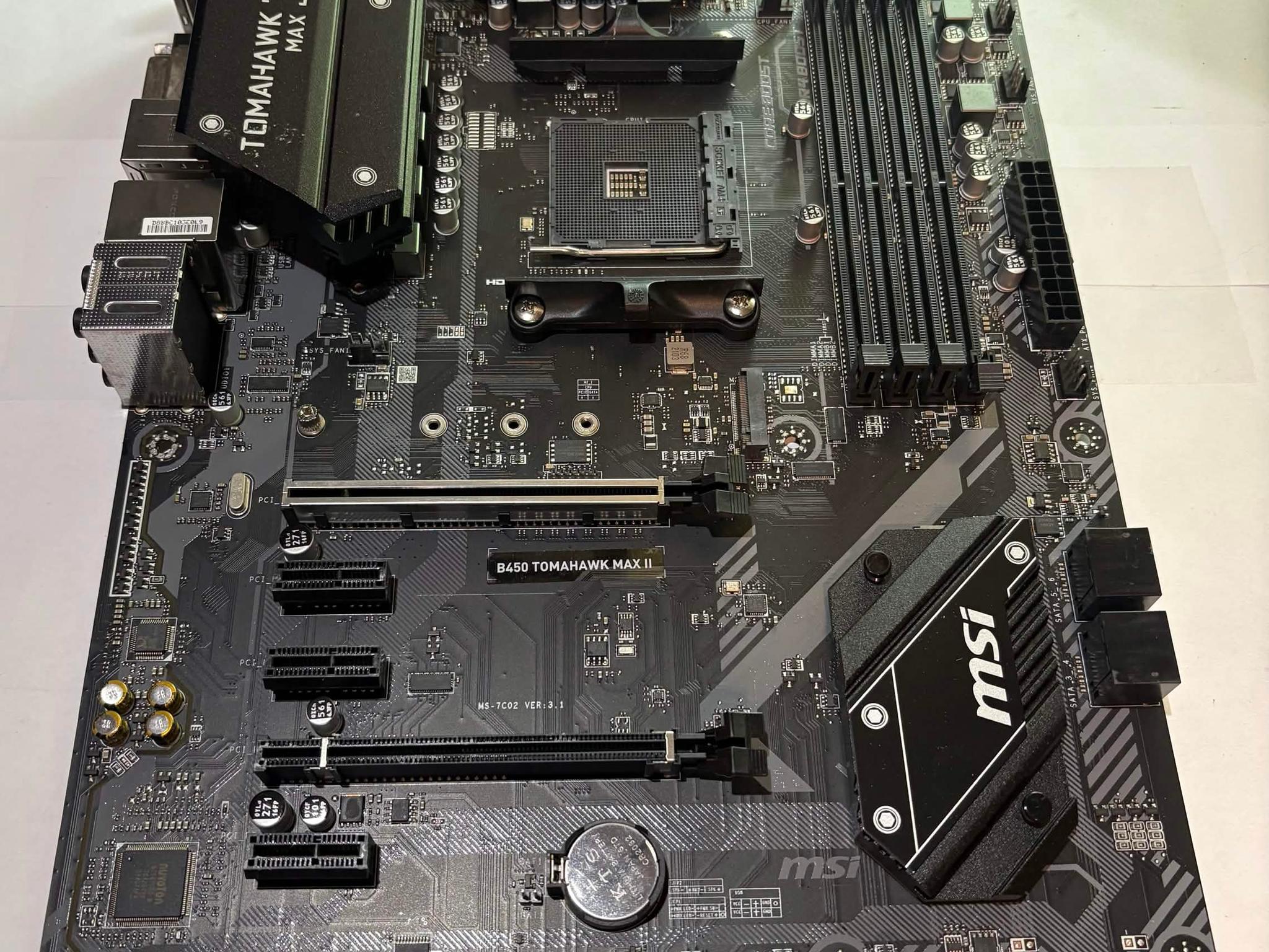 MSI B450 Tomahawk MAX II AM4 ATX Motherboard
