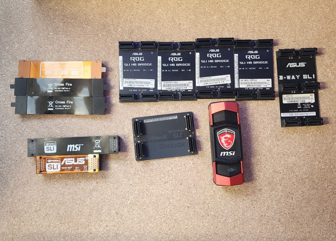 Assorted Nvidia SLI and AMD Crossfile Bridges | Jawa