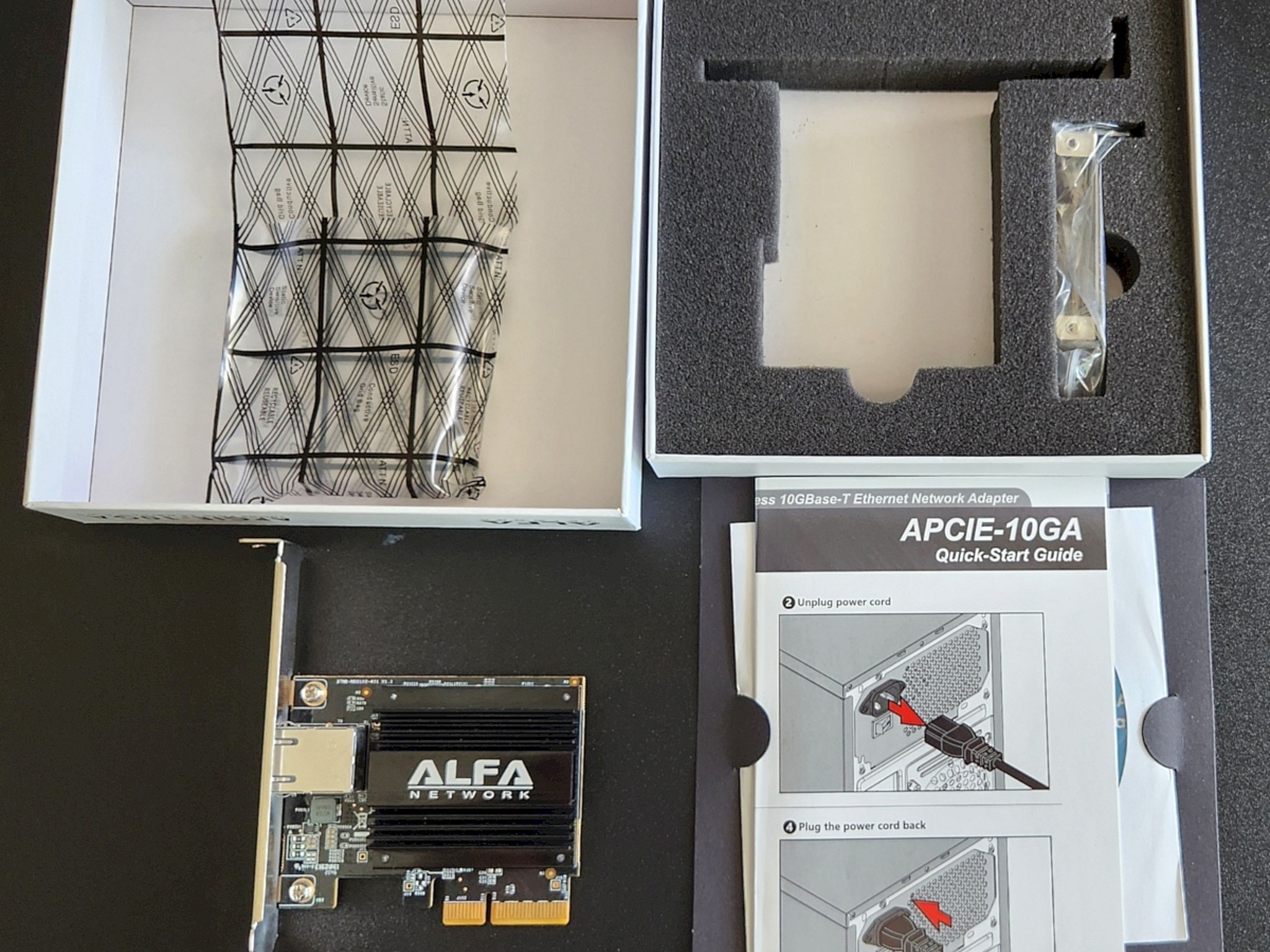 10Gbit Multigig Ethernet PCIe 3.0 x4 adapter