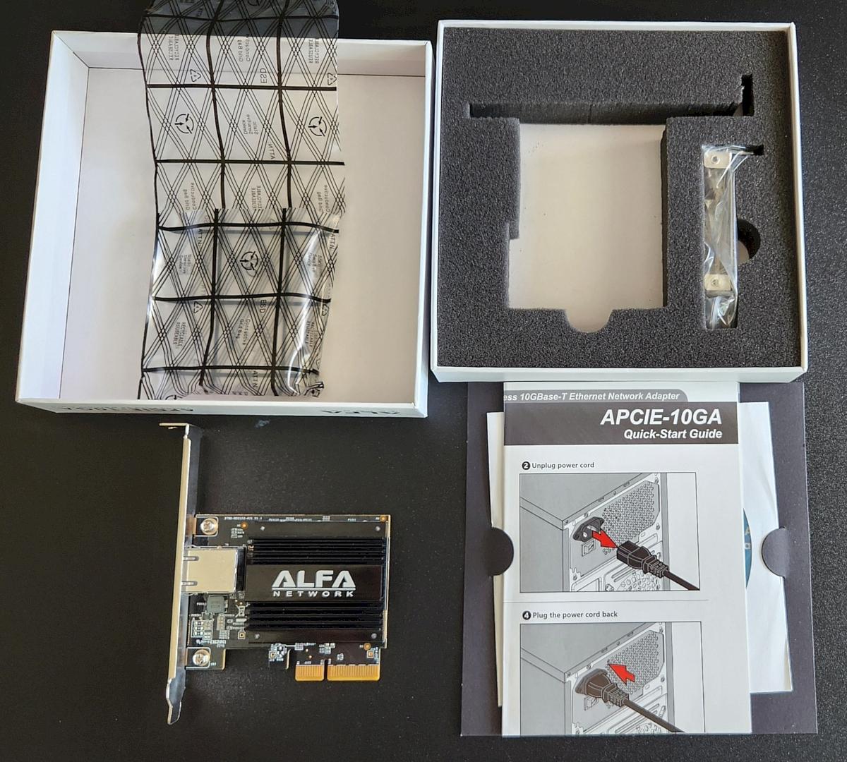 10Gbit Multigig Ethernet PCIe 3.0 x4 adapter