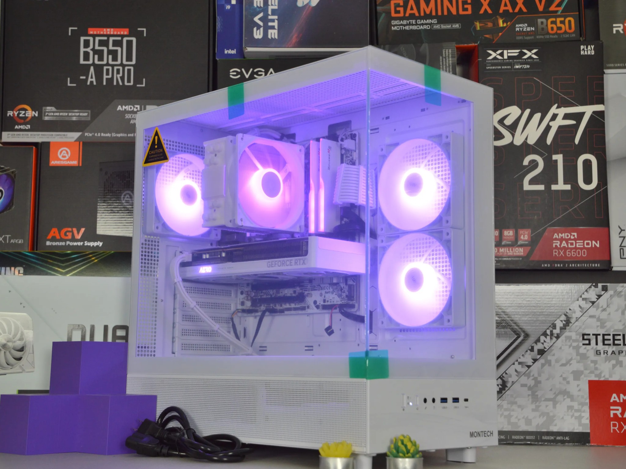 |🌨️White Ocean🌨️| RTX 5060 8GB| Ryzen 5 8400F | 32 GB DDR5 RAM | 1TB NVME SSD |