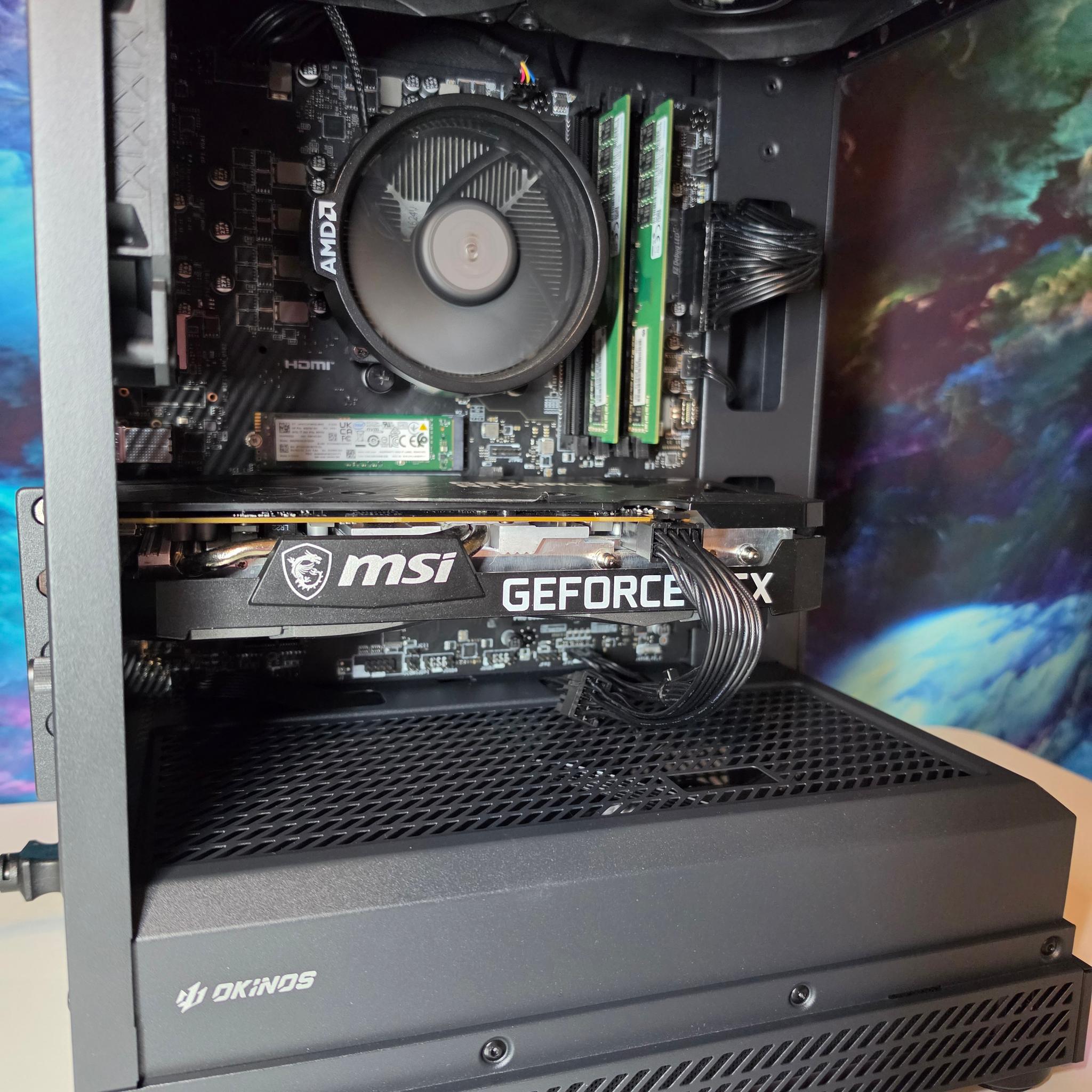 MSI RTX 3060ti 8gb + Ryzen 5500 PC Build #102