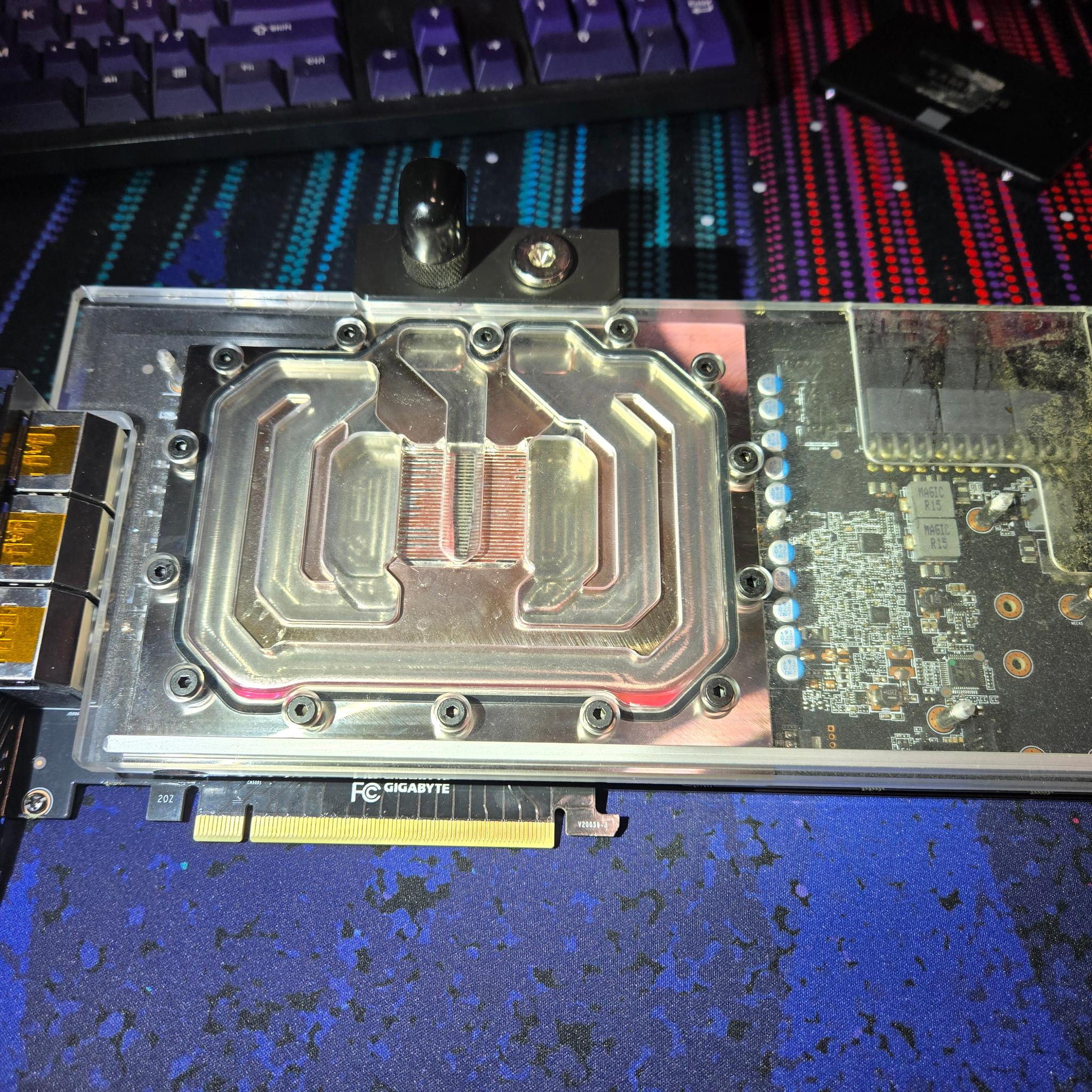 EK blocked Aorus Master 3080ti