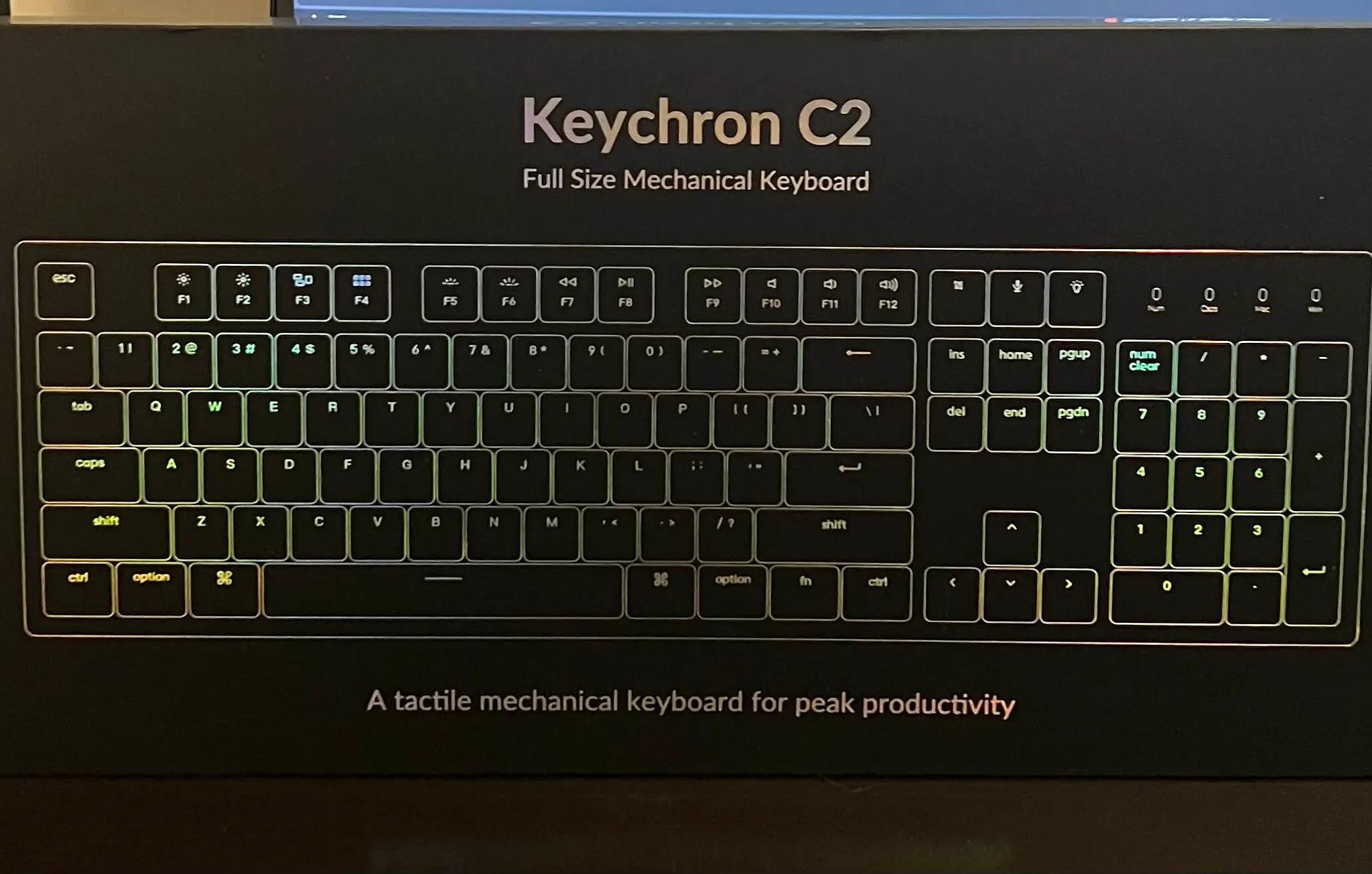 Keychron C2 Hotswappable Keyboard