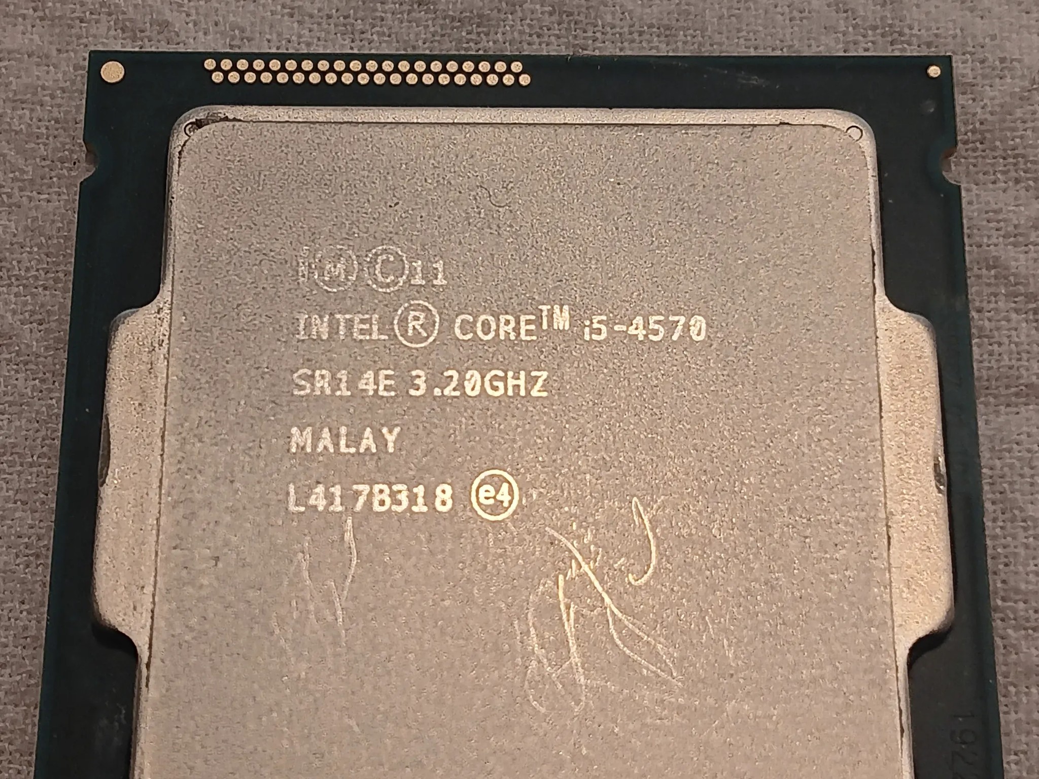 Intel Core i5-4570 3.2GHz 4 Core CPU