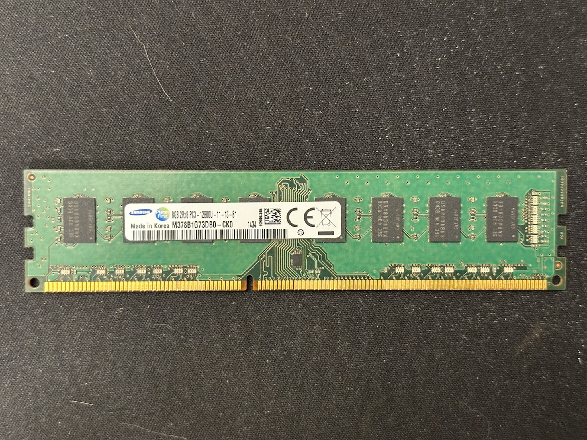 Samsung 8GB DDR3-1600 DIMM 2Rx8 PC3-12800U CL11 1.5V