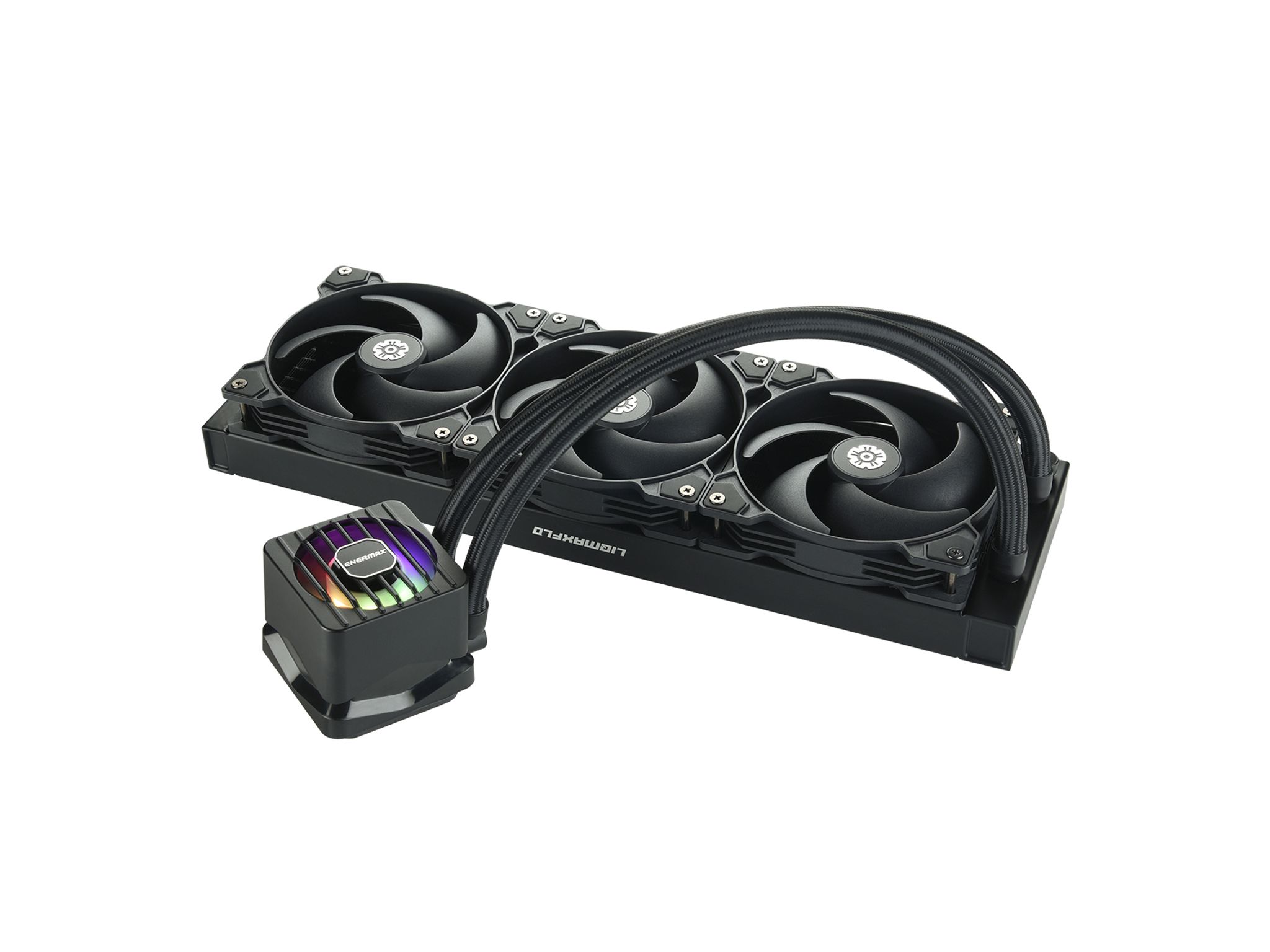 ENERMAX LIQMAXFLO SR 360 ARGB AIO CPU Liquid Cooler - 60mm VRM Fan up to 3000 RPM - 370W TDP