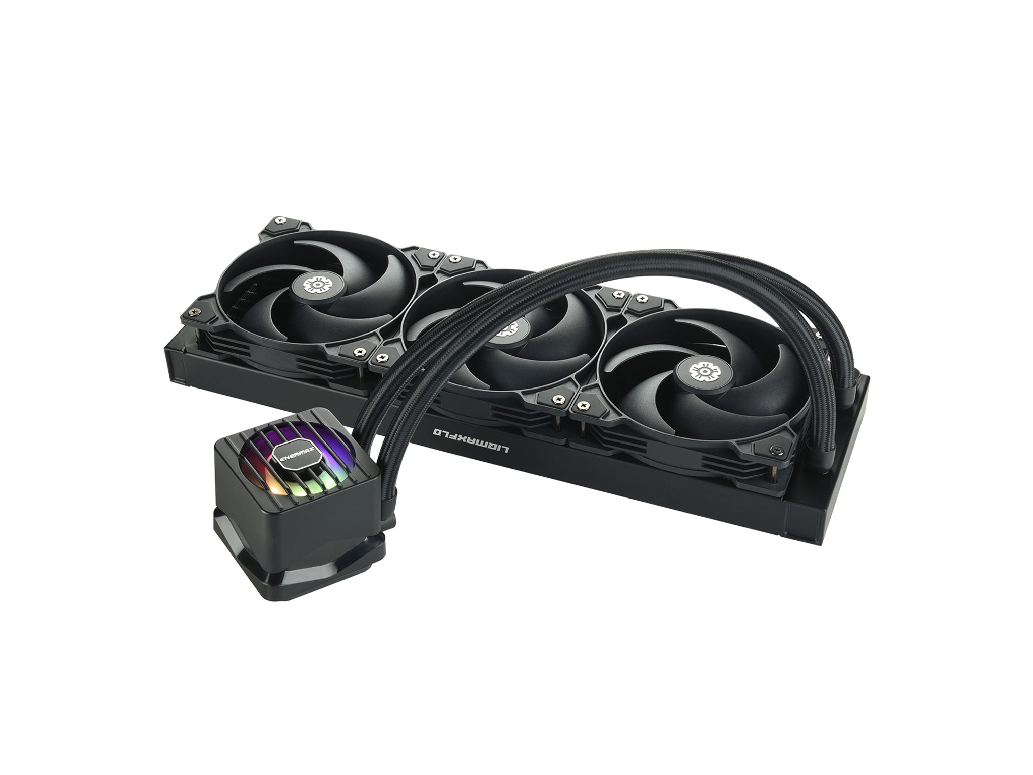 ENERMAX LIQMAXFLO SR 360 ARGB AIO CPU Liquid Cooler - 60mm VRM Fan up to 3000 RPM - 370W TDP