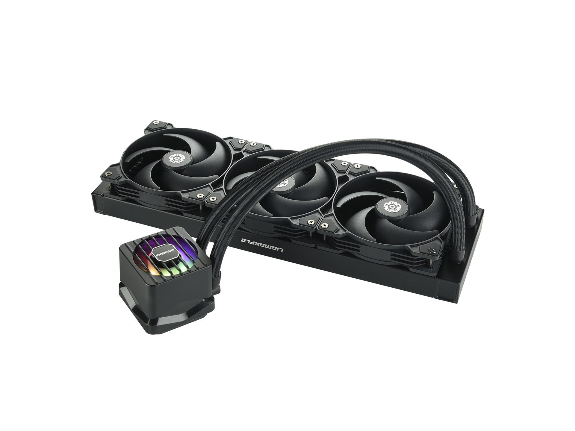 ENERMAX LIQMAXFLO SR 360 ARGB AIO CPU Liquid Cooler - 60mm VRM Fan up to 3000 RPM - 370W TDP