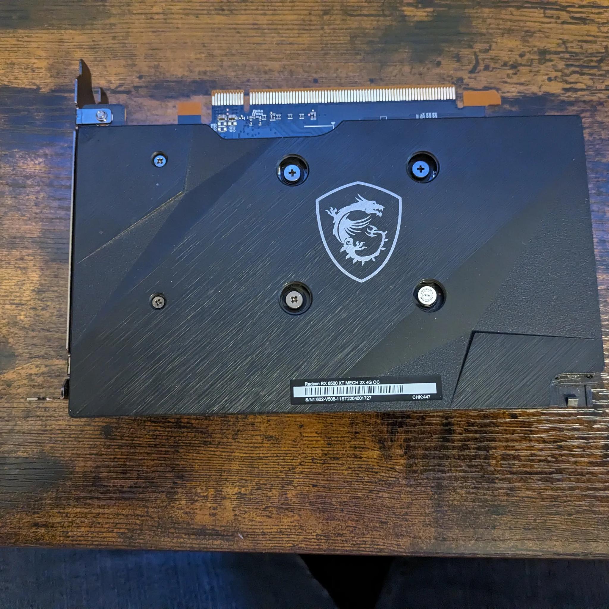 MSI RX 6500xt