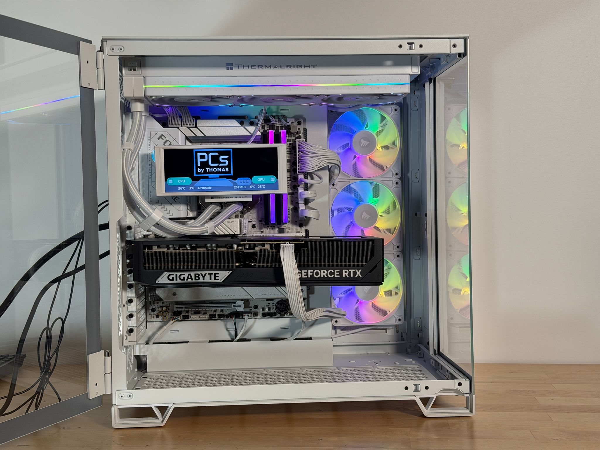 RTX 5090 Ryzen 7 9800x3d Battlestation 96gb DDR5 4TB NVME
