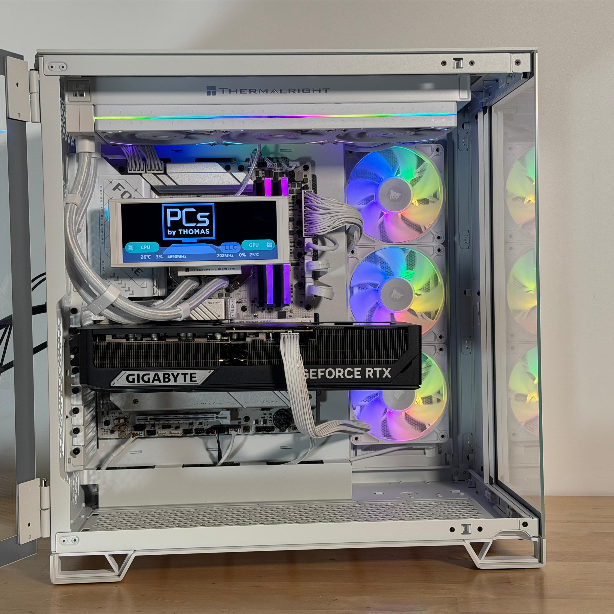 RTX 5090 Ryzen 7 9800x3d Battlestation 96gb DDR5 4TB NVME