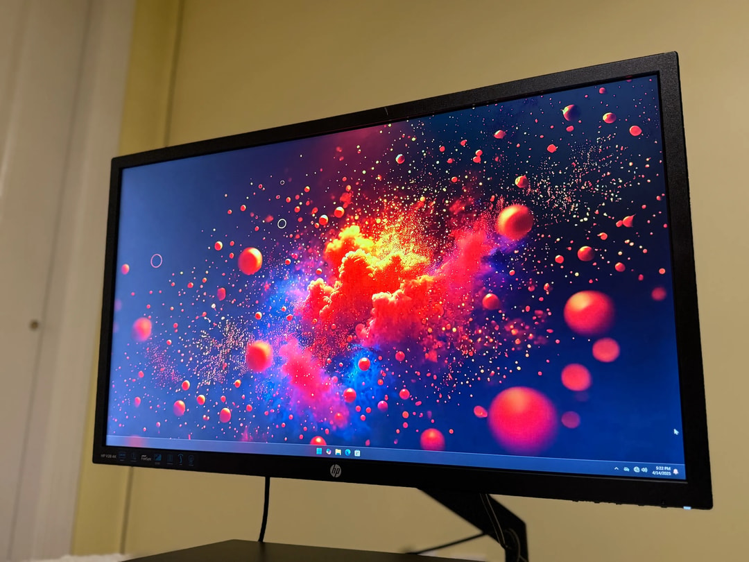 🖥️ HP V28 4K Monitor – 4K UHD | 60 Hz | 1 ms Response | AMD