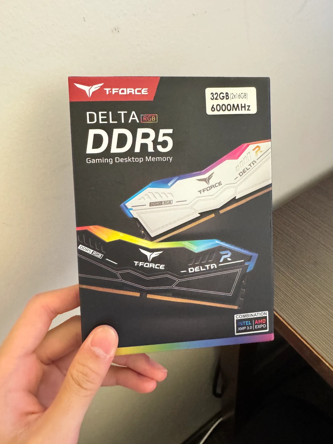 TEAMGROUP T-FORCE DELTA RGB DDR5 Ram 32GB (2x16GB) 6000MHz CL30-36
