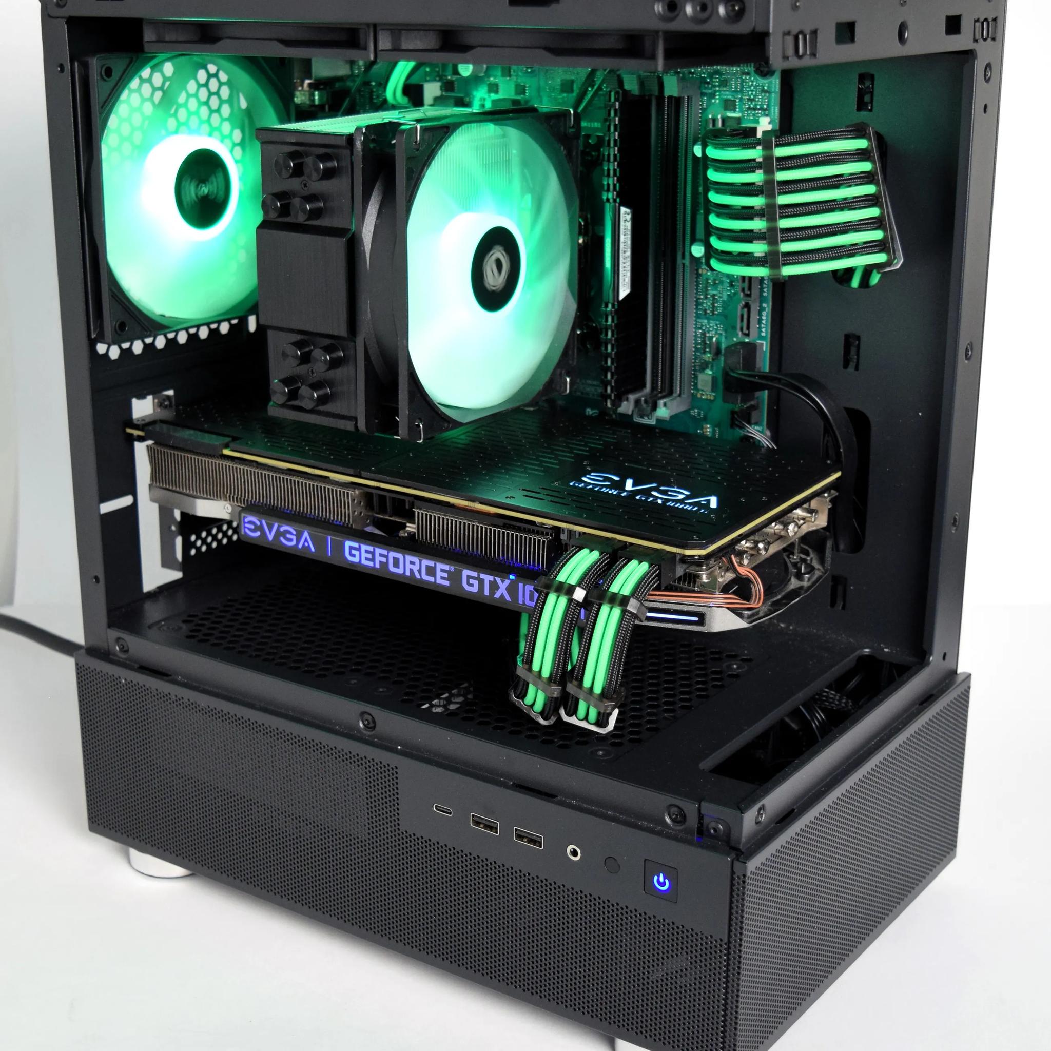 Fresh Build! Intel i7 7700 | GTX 1080ti 11GB | 16gb Ram | 512 GB Storage | Okinos 3 Fish Tank Case