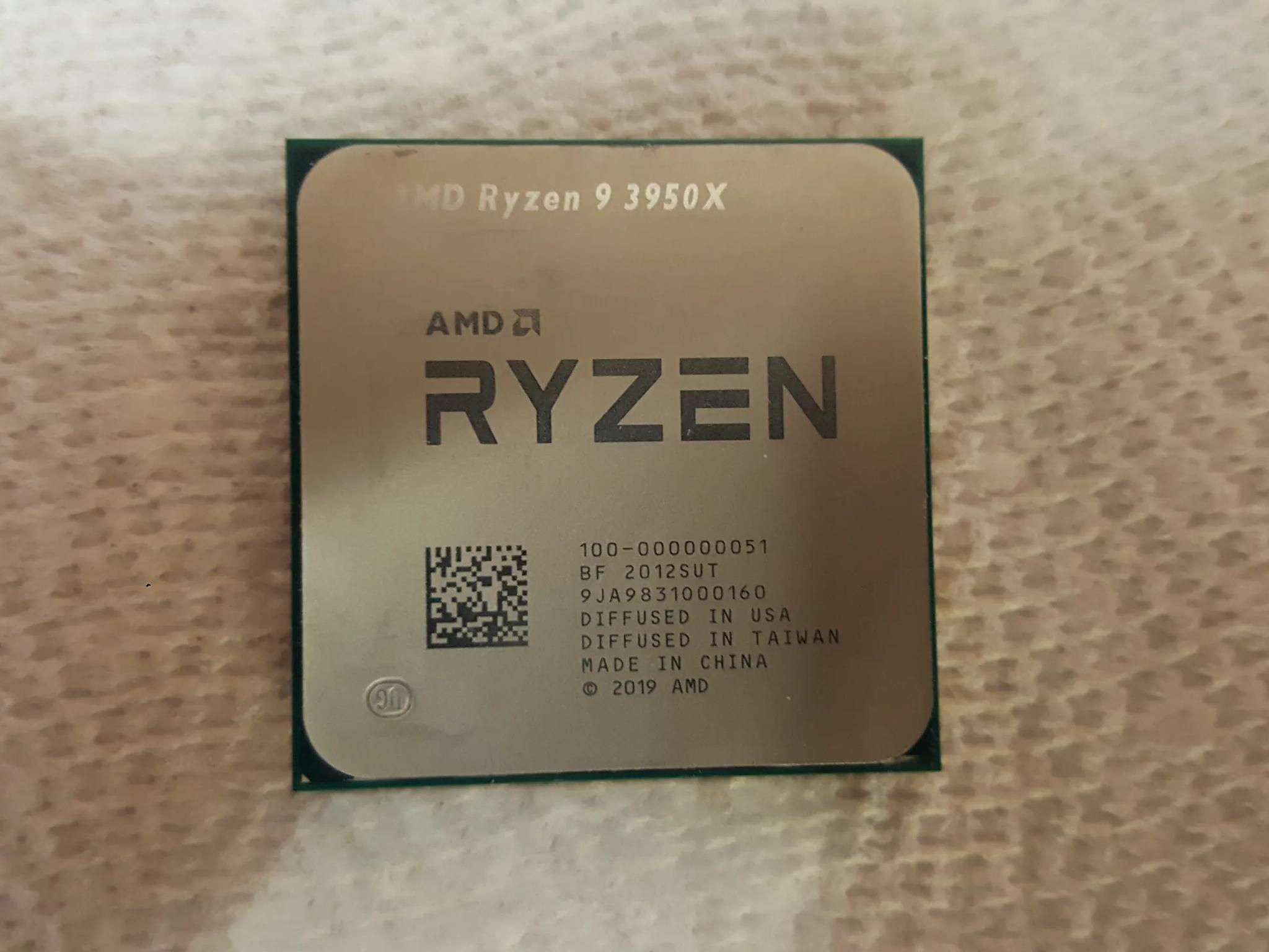 AMD RYZEN 9 3950X 16 Core / 32 Thread CPU