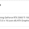 MSI GeForce RTX 5060 Ti GAMING 16G
