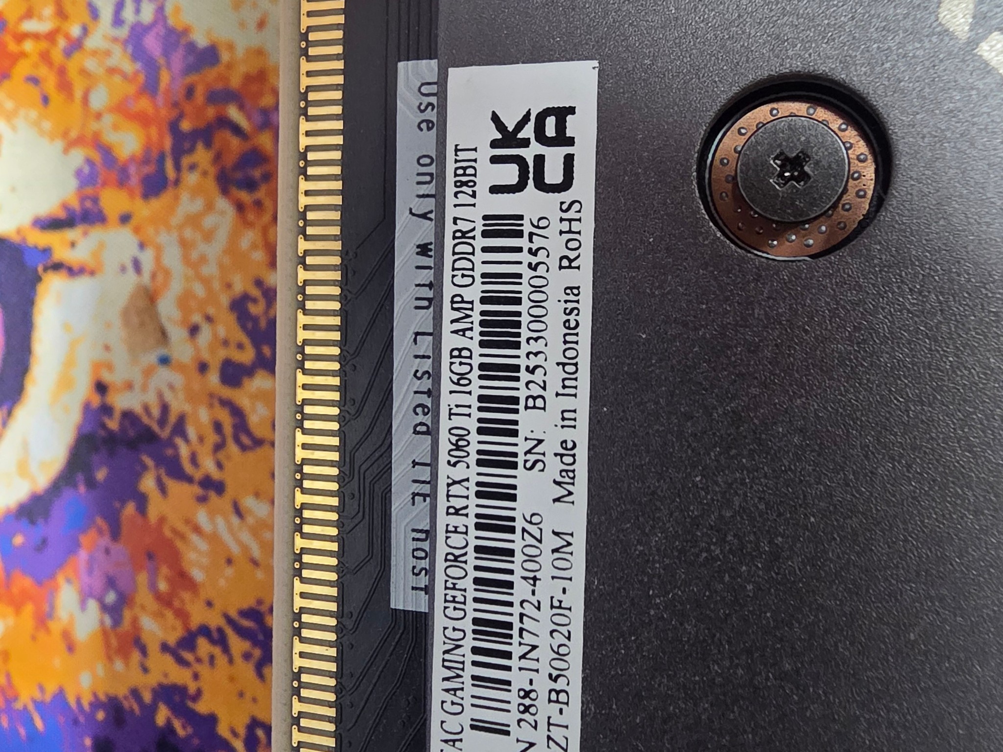 ZOTAC RTX 5060 Ti AMP 16GB