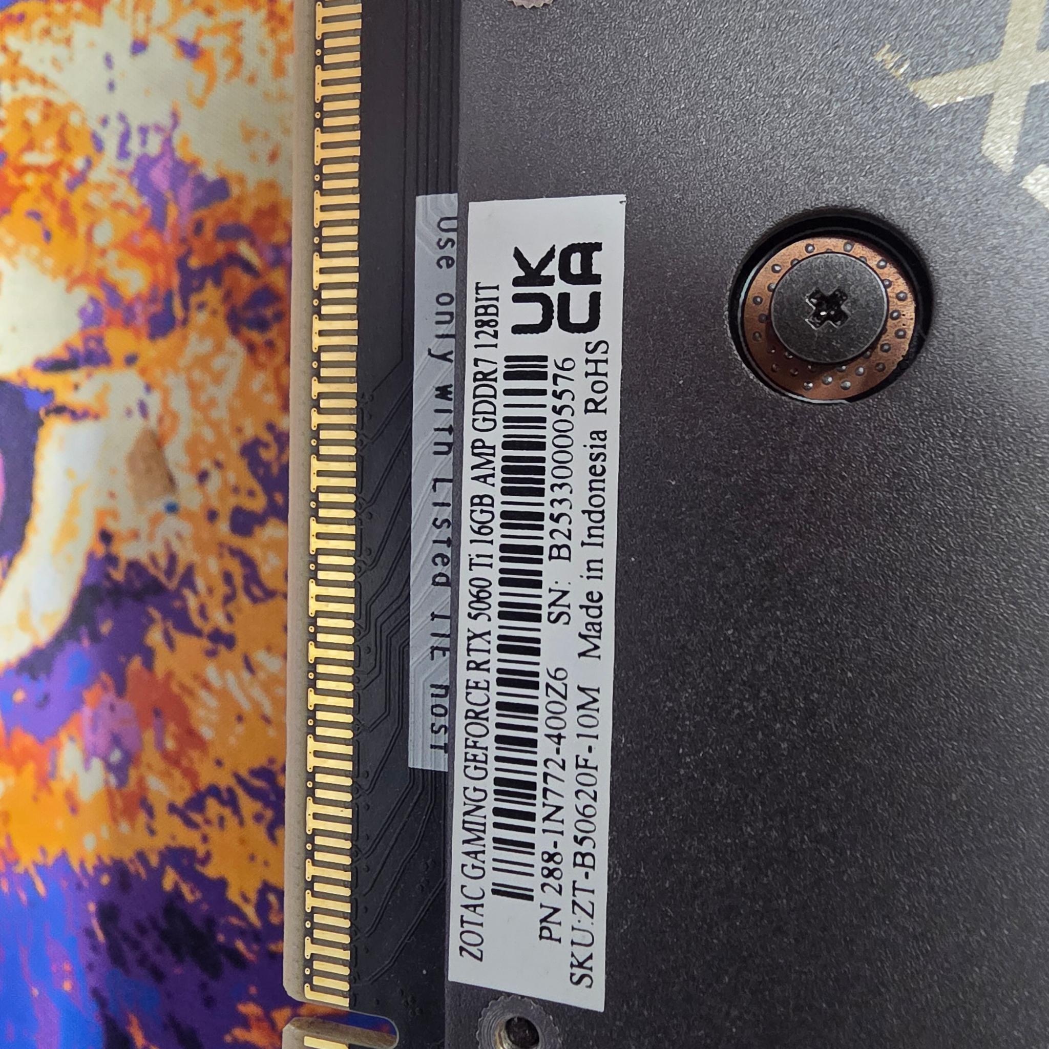 ZOTAC RTX 5060 Ti AMP 16GB