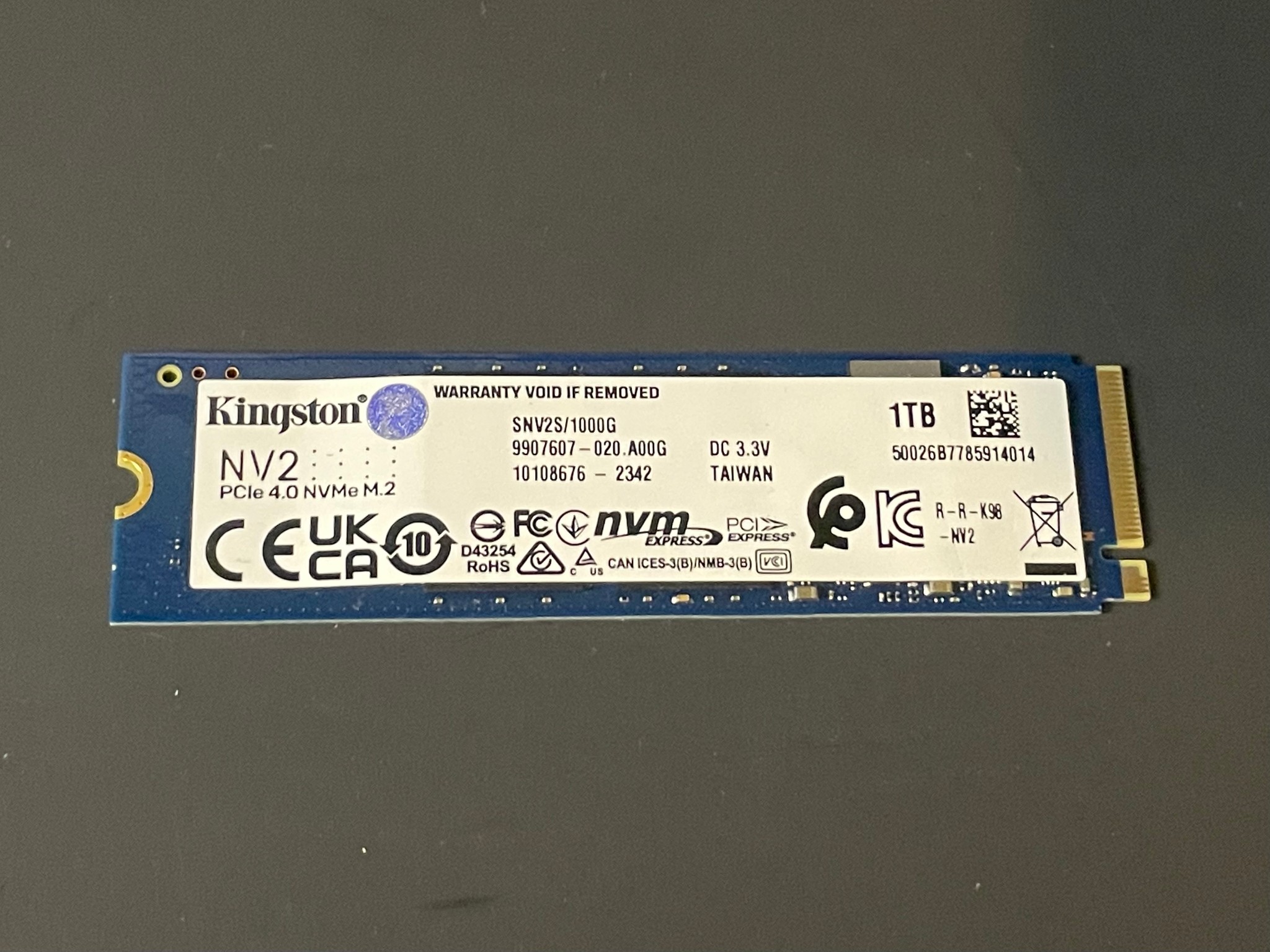 Kingston NV2 1TB NVMe SSD | Free Shipping