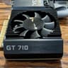 EVGA Nvidia GeForce GT 710 1GB DDR3 Low Profile PCIe 2.0 x8 Graphics Card - P/N: 01G-P3-2711-KR