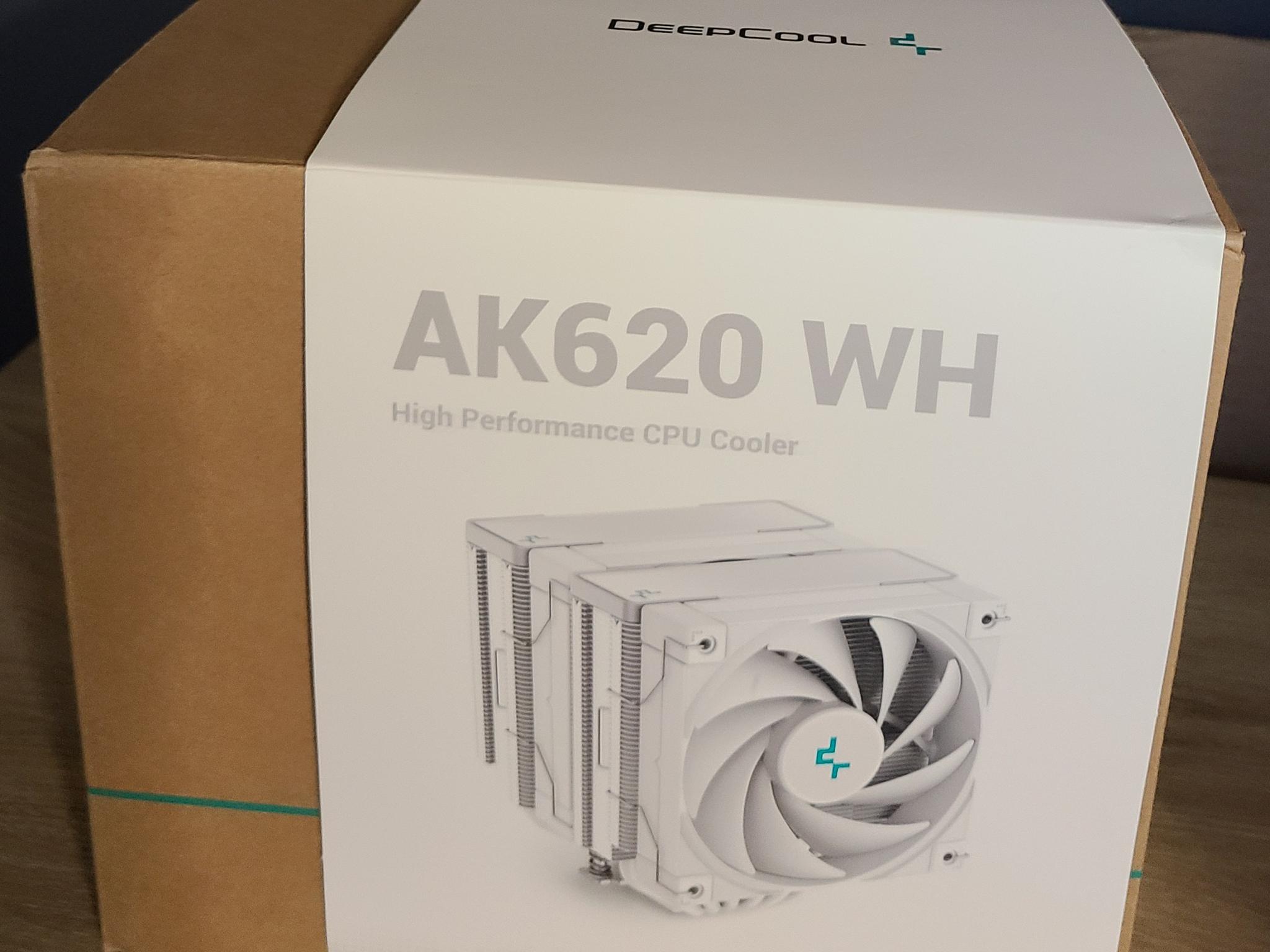 DeepCool CPU Cooler AK620WH with 2 120MM fans In Box
