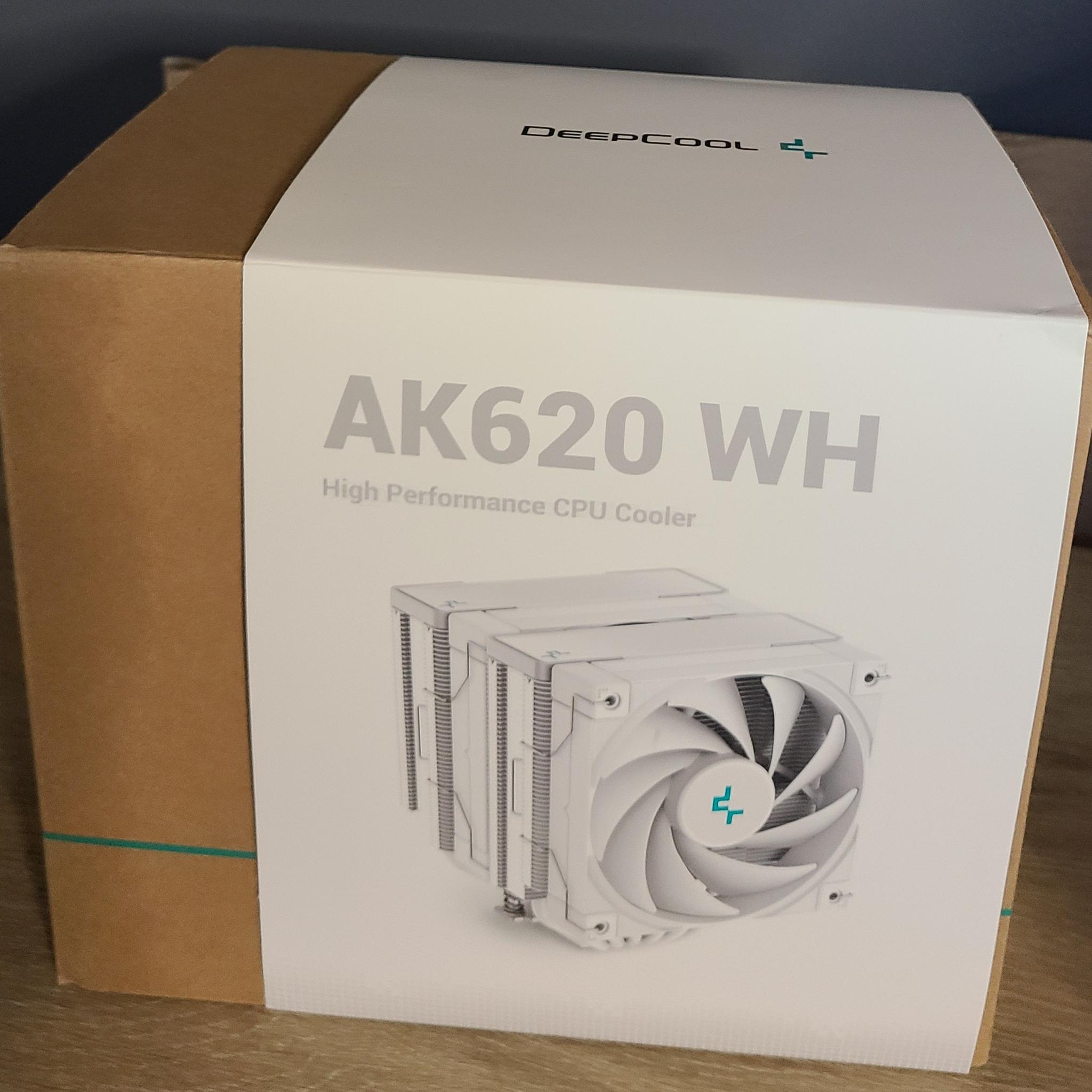 DeepCool CPU Cooler AK620WH with 2 120MM fans In Box