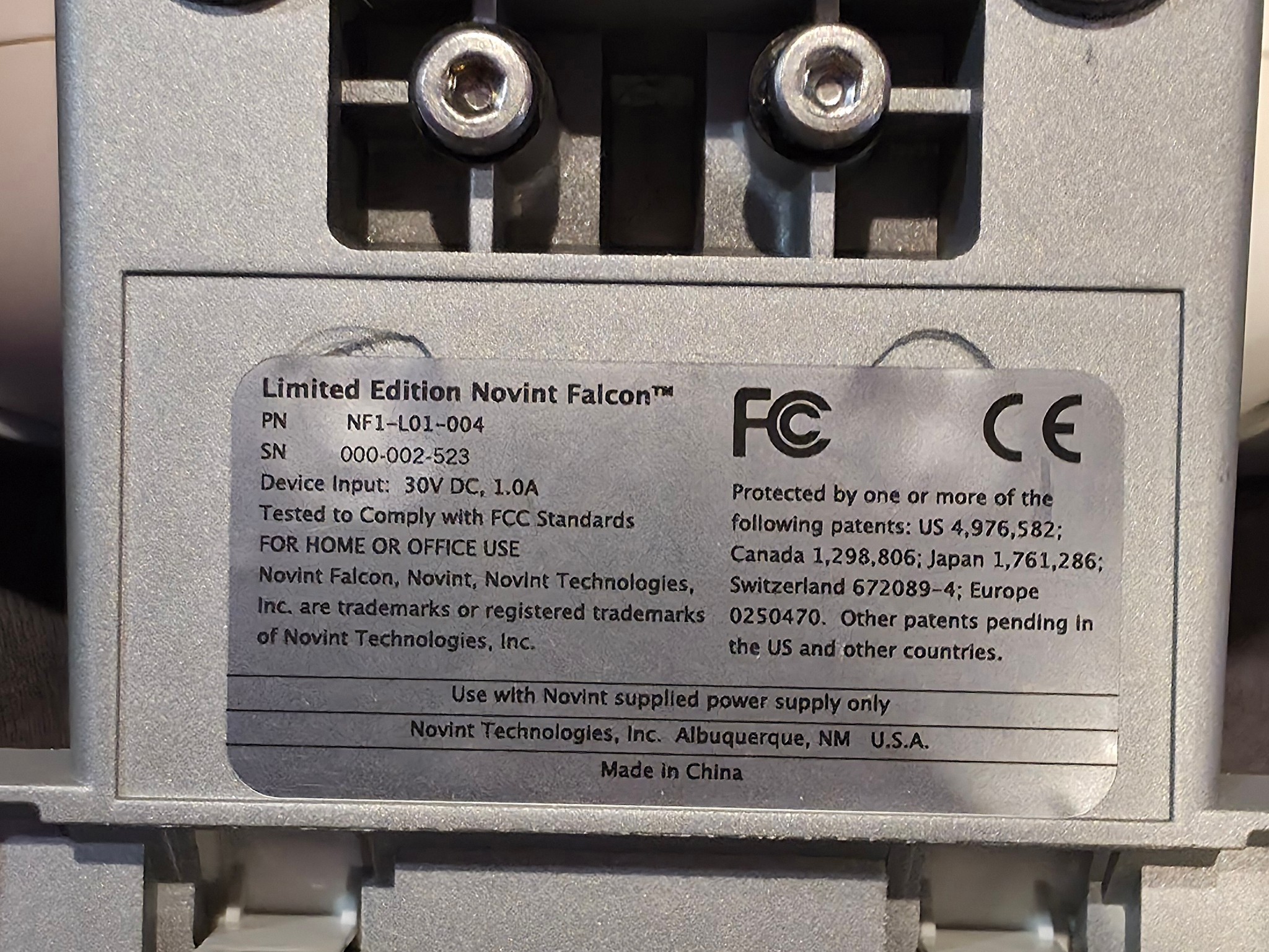 Novint Falcon Limited Edition White & Silver Haptic Controller – Tested