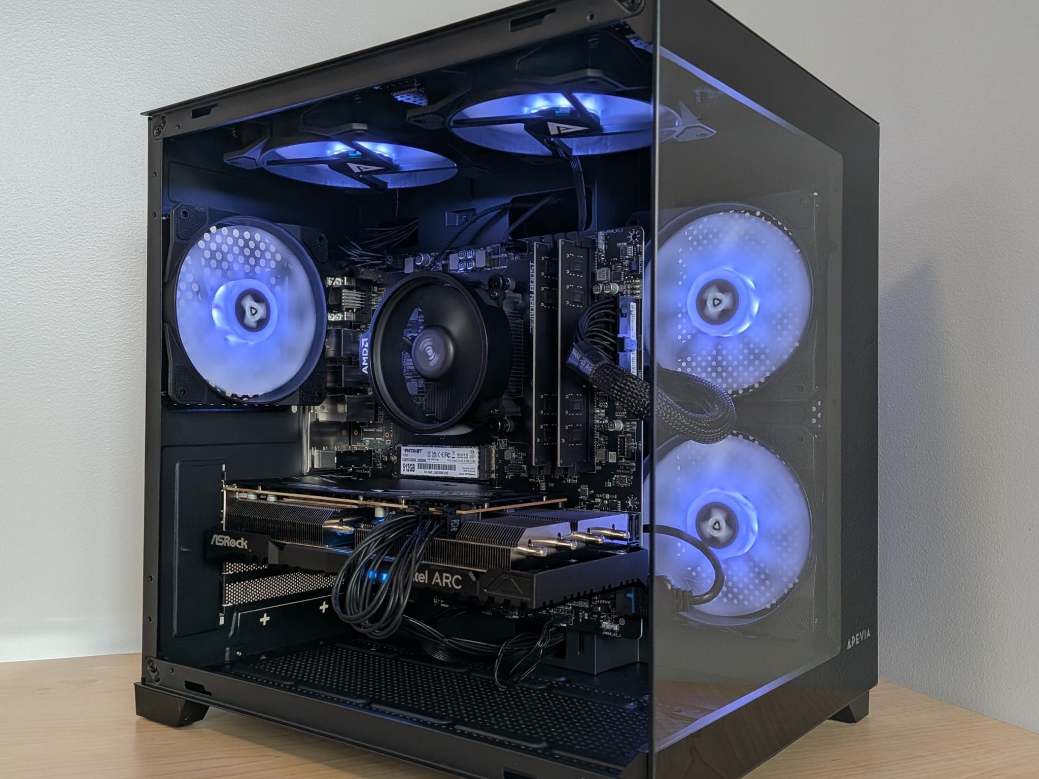 Echelon Vector Gaming PC | Ryzen 5 5500 | Intel ARC A750 | 16GB DDR4 | 512GB SSD