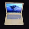 Macbook Unibody With Blue Protectice Case