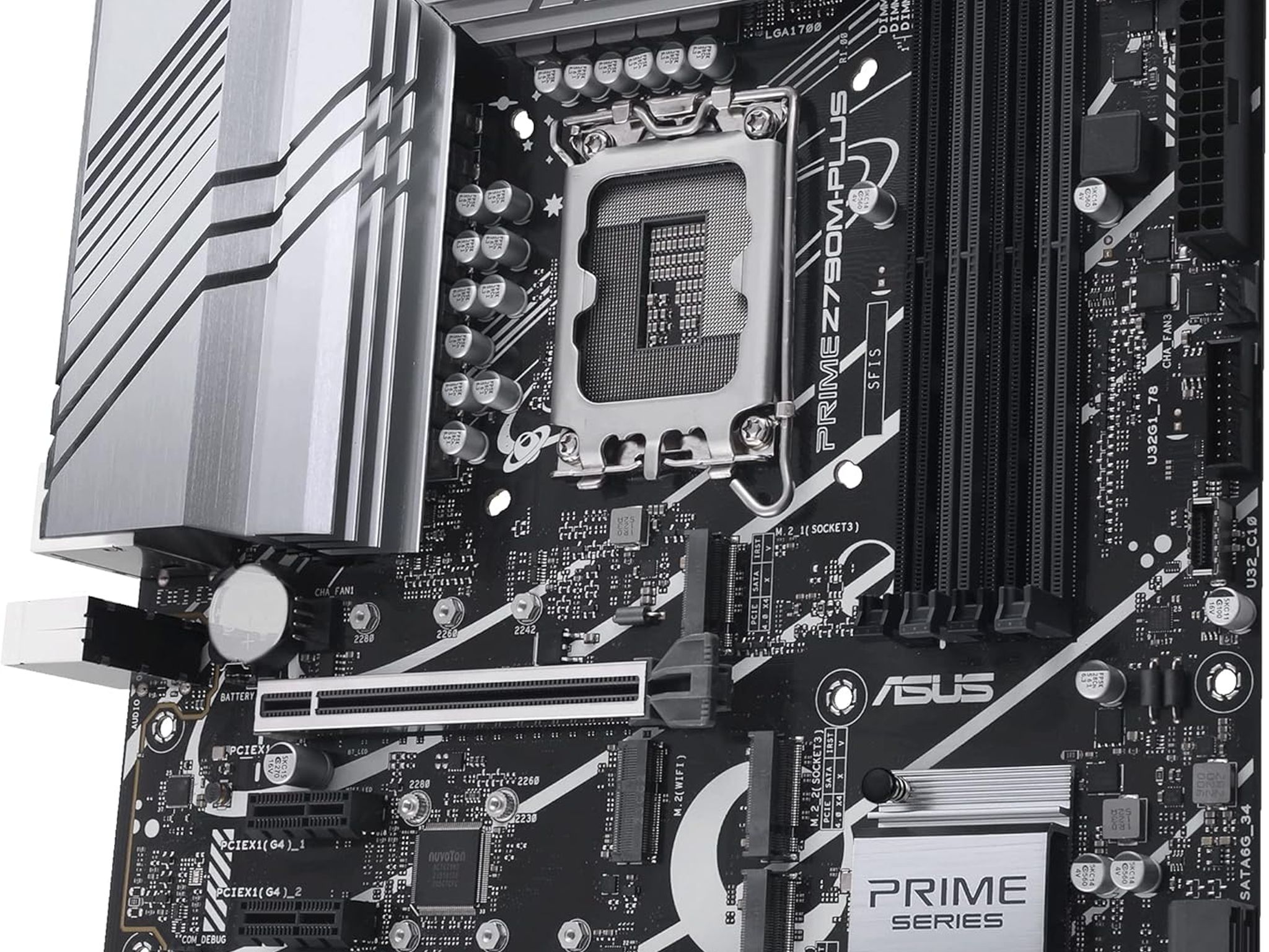 ASUS PRIME Z790M-PLUS Intel LGA 1700 DDR5 MircroATX Desktop Motherboard