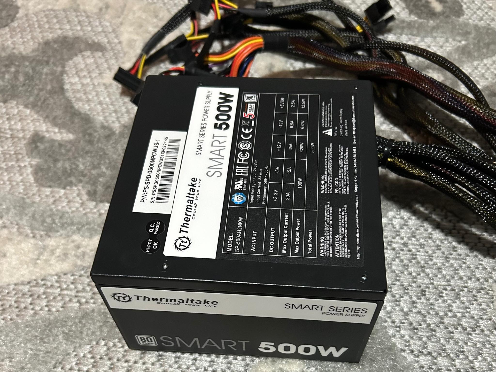 500W thermaltake power supply