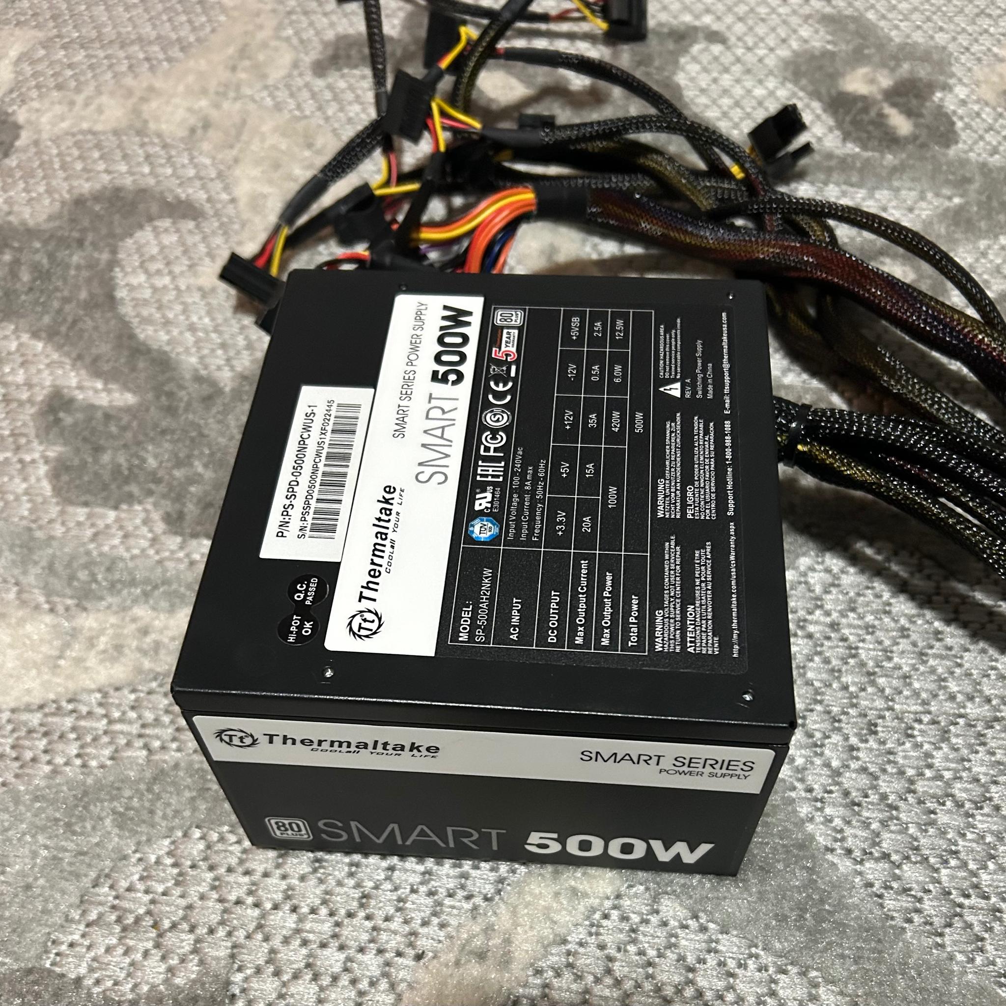 500W thermaltake power supply