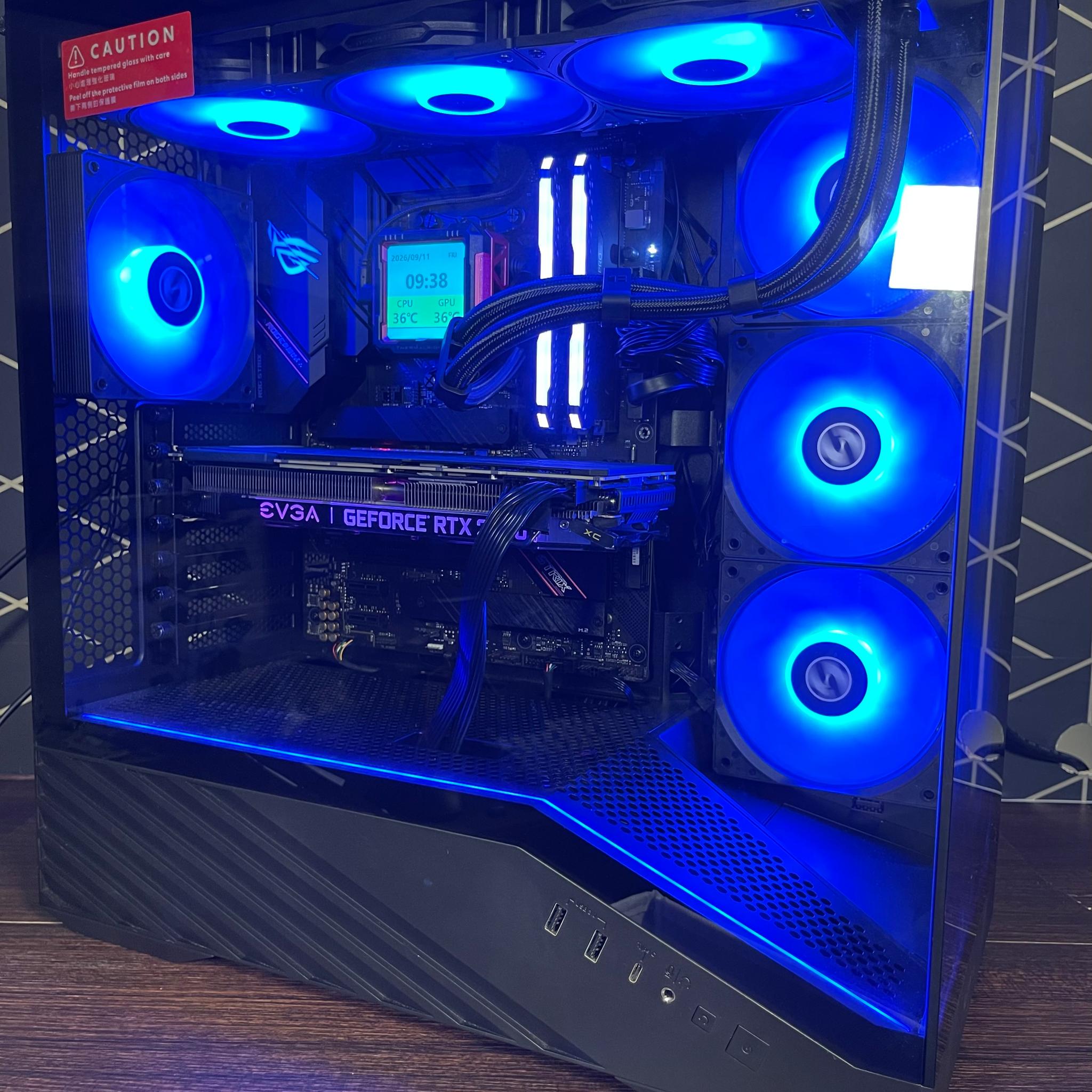 🌟Gaming PC/ RTX 2080/ Ryzen 7 5700/ 16Gb RAM/ 1Tb/ Liquid cooled.🌟