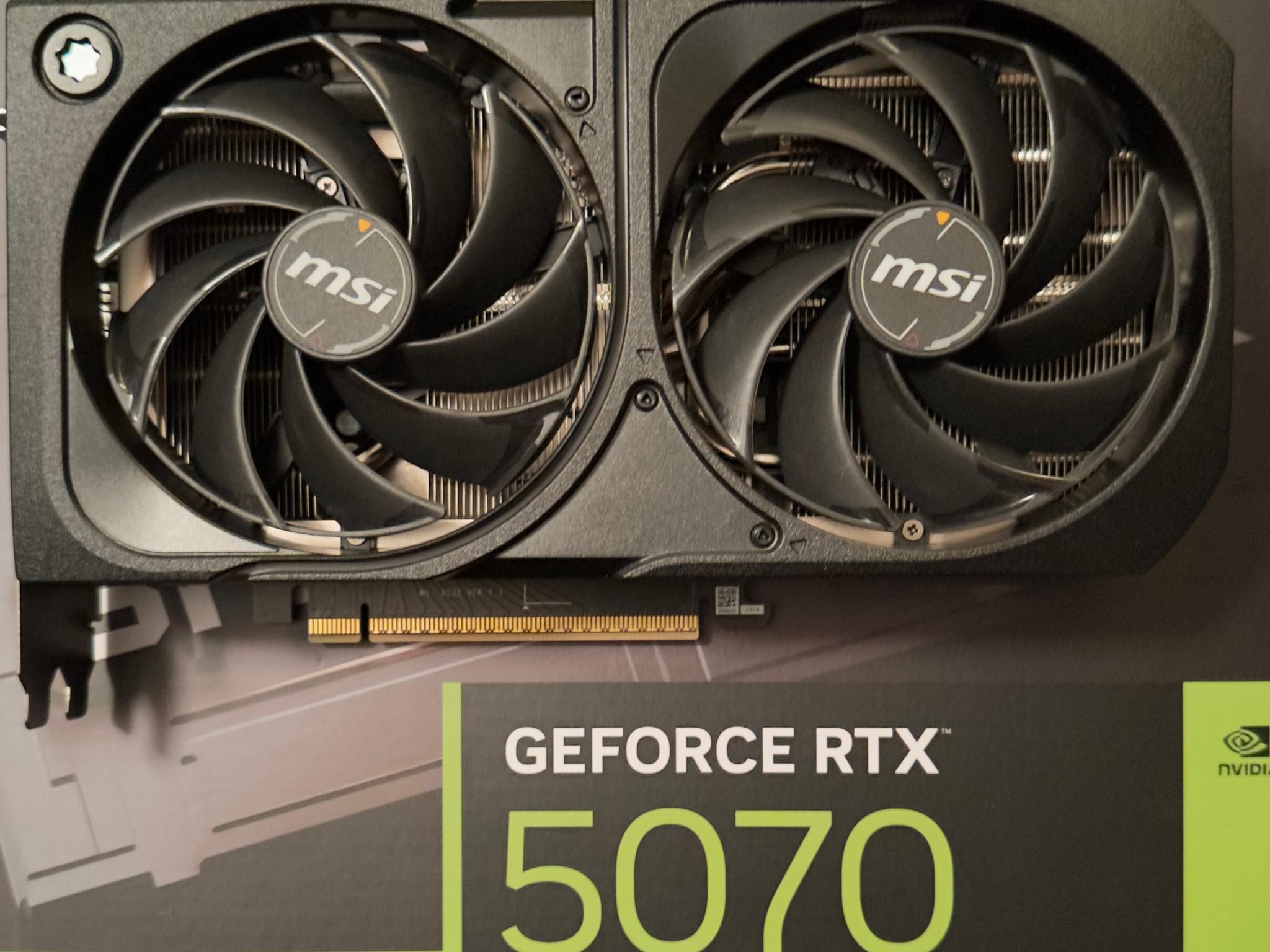 MSI GeForce RTX 5070 12G SHADOW 2X OC