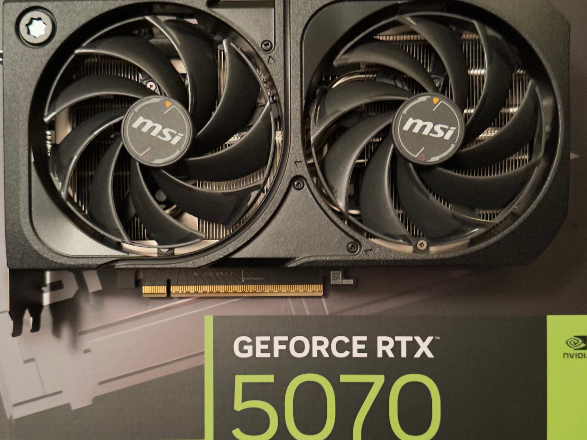 MSI GeForce RTX 5070 12G SHADOW 2X OC - Image 1