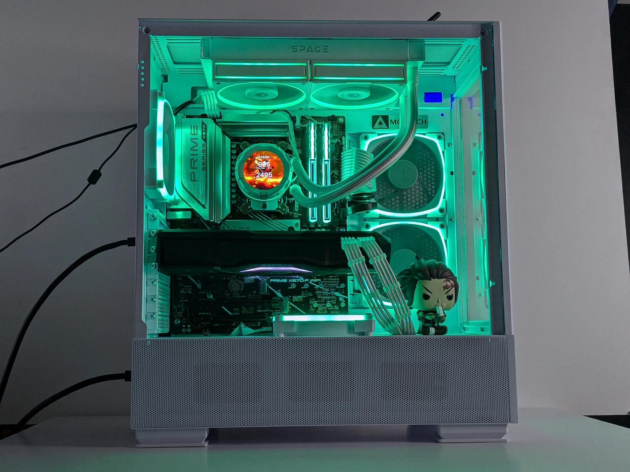 🔥Tanjiro Kamado "Infinity Castle" PC⚪️RX 7900XTX⚪️Ryzen 7 7700X⚪️2TB NVMe PCIE⚪️32GB DDR5⚪️1000W PSU