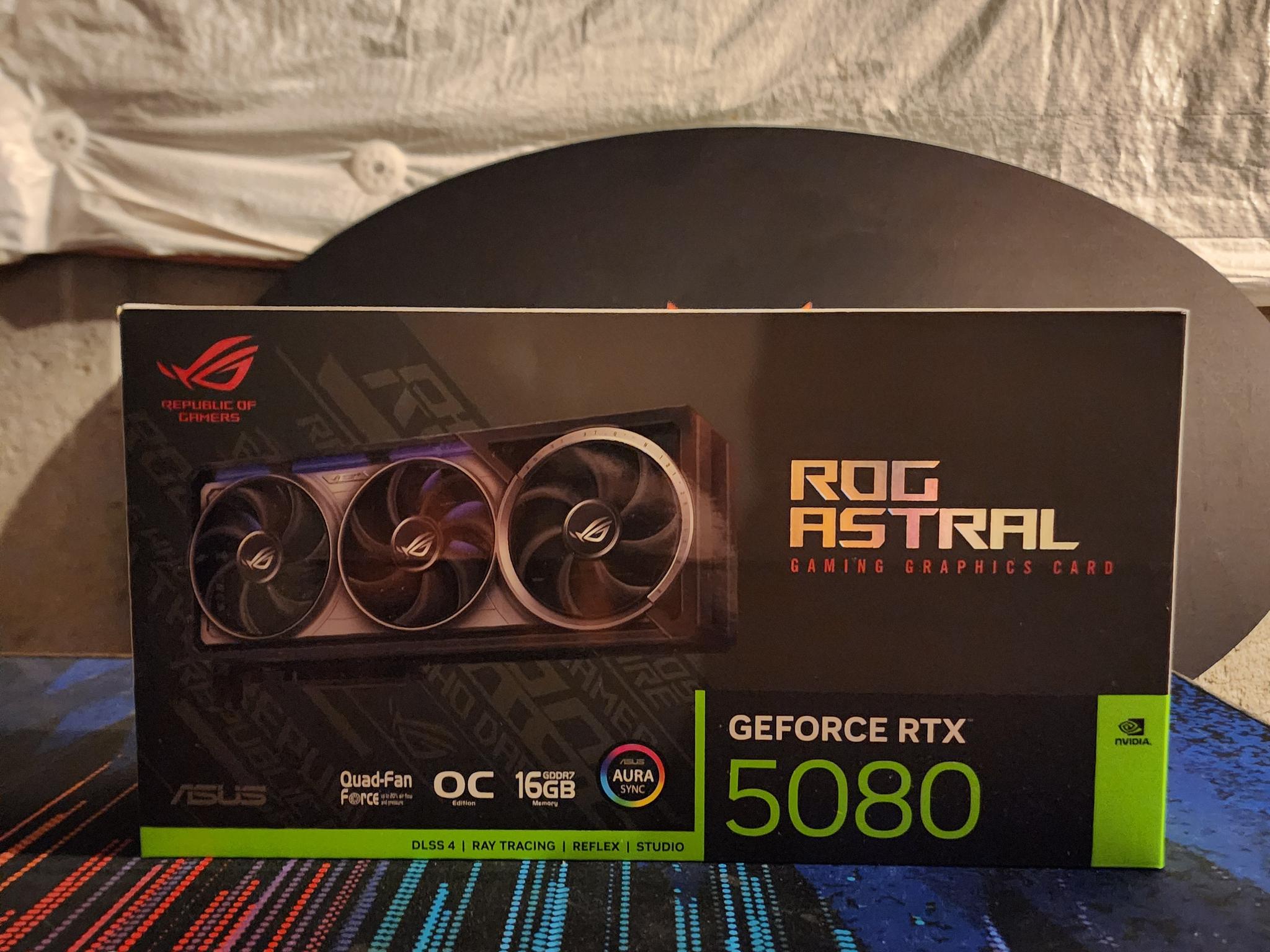 ASUS ROG Astral RTX 5080 16GB GDDR7 OC Edition