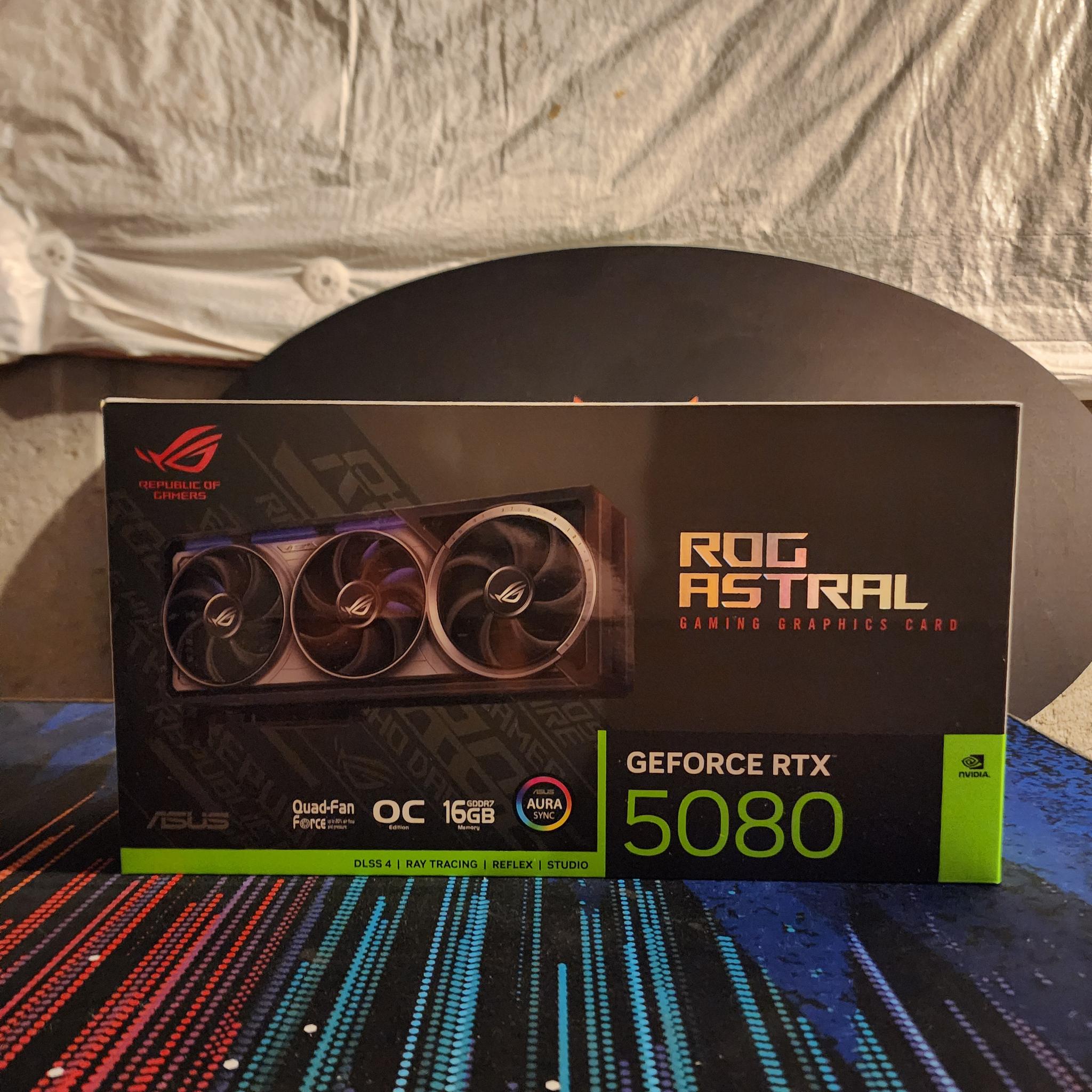 ASUS ROG Astral GeForce RTX 5080 16GB GDDR7 OC Edition