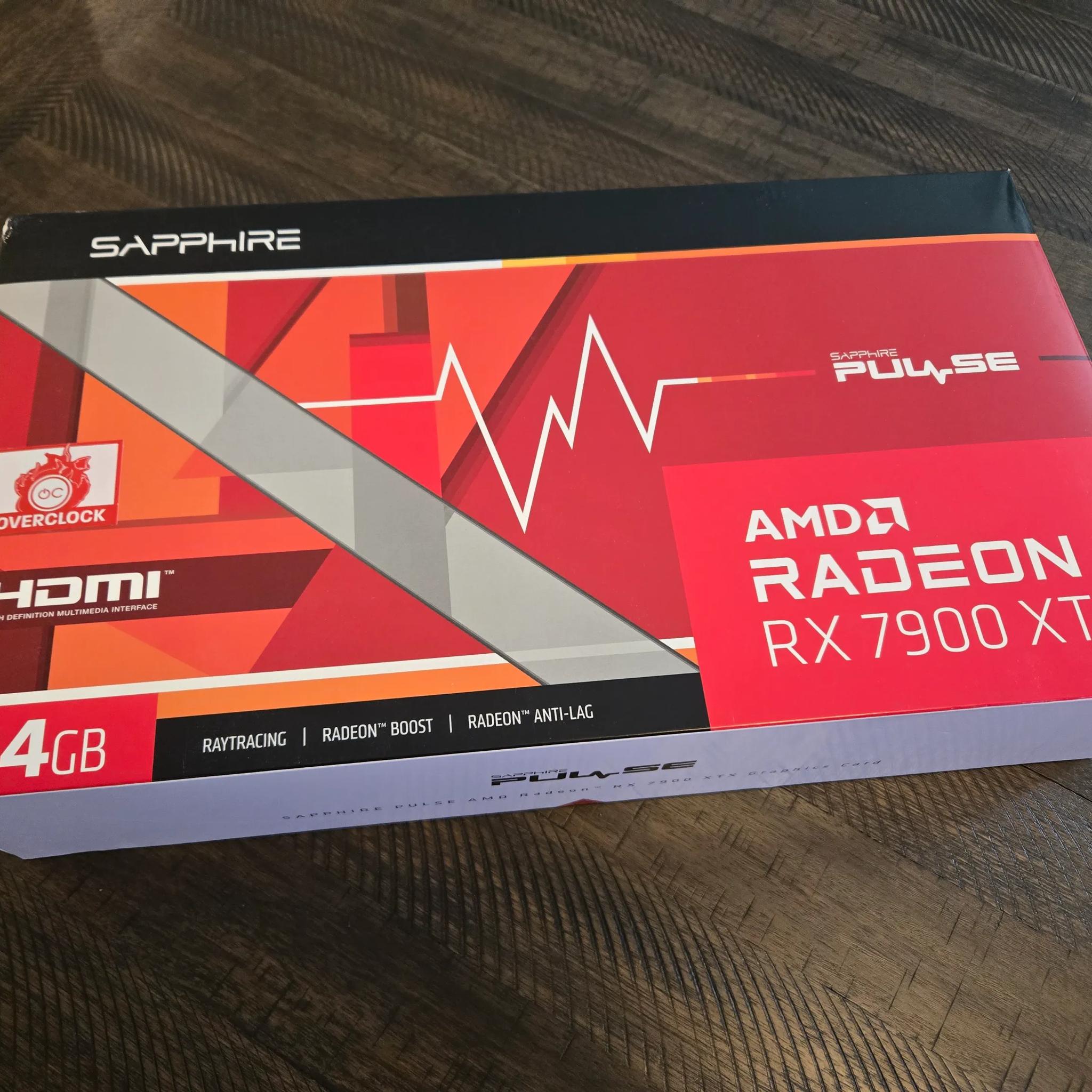 SAPPHIRE PULSE Radeon RX 7900 XTX 24GB GDDR6 PCI Express 4.0 x16 ATX Video Card (Used)