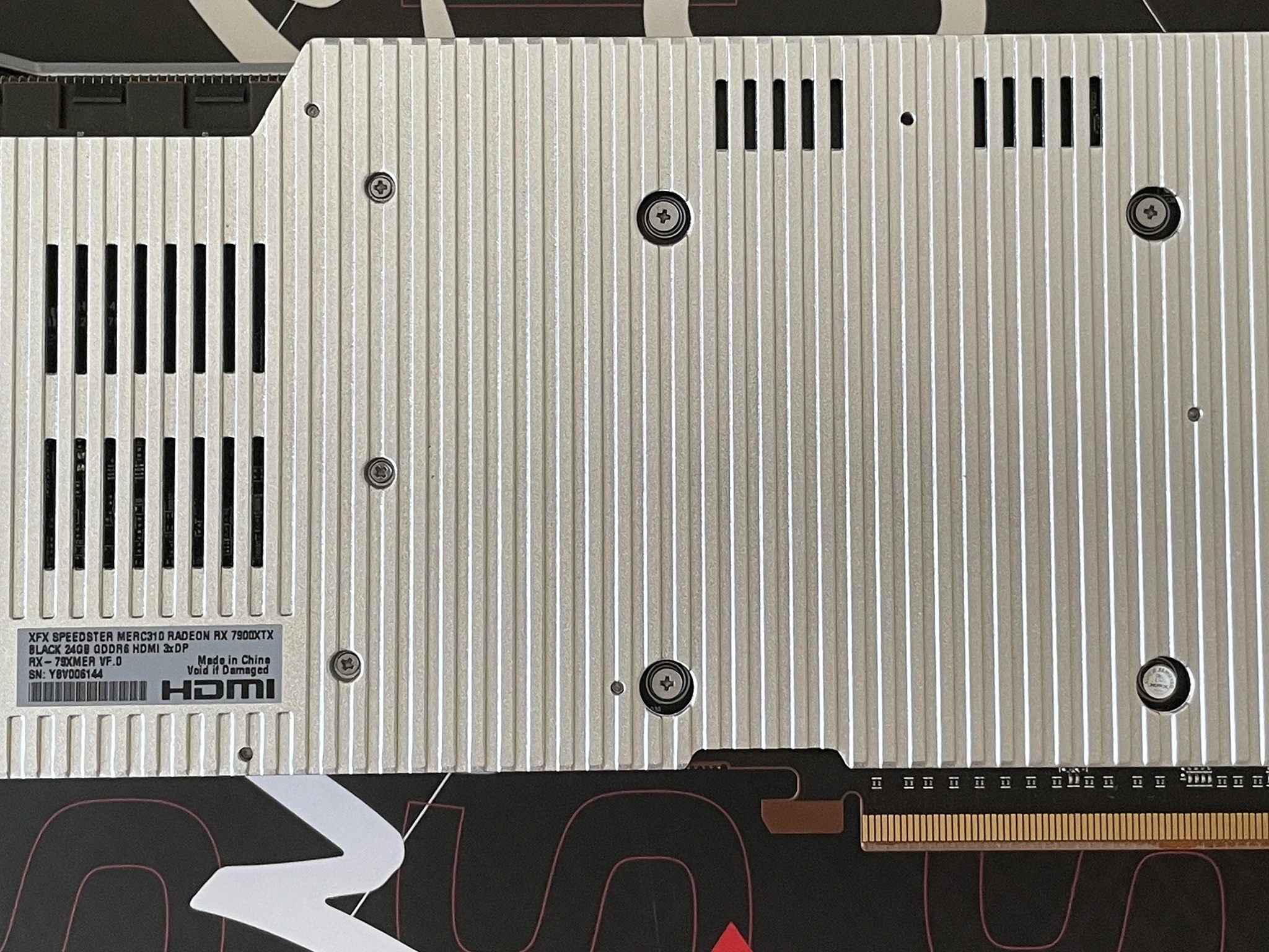 7900 XTX, XFX Speedster MERC 310, excellent condition