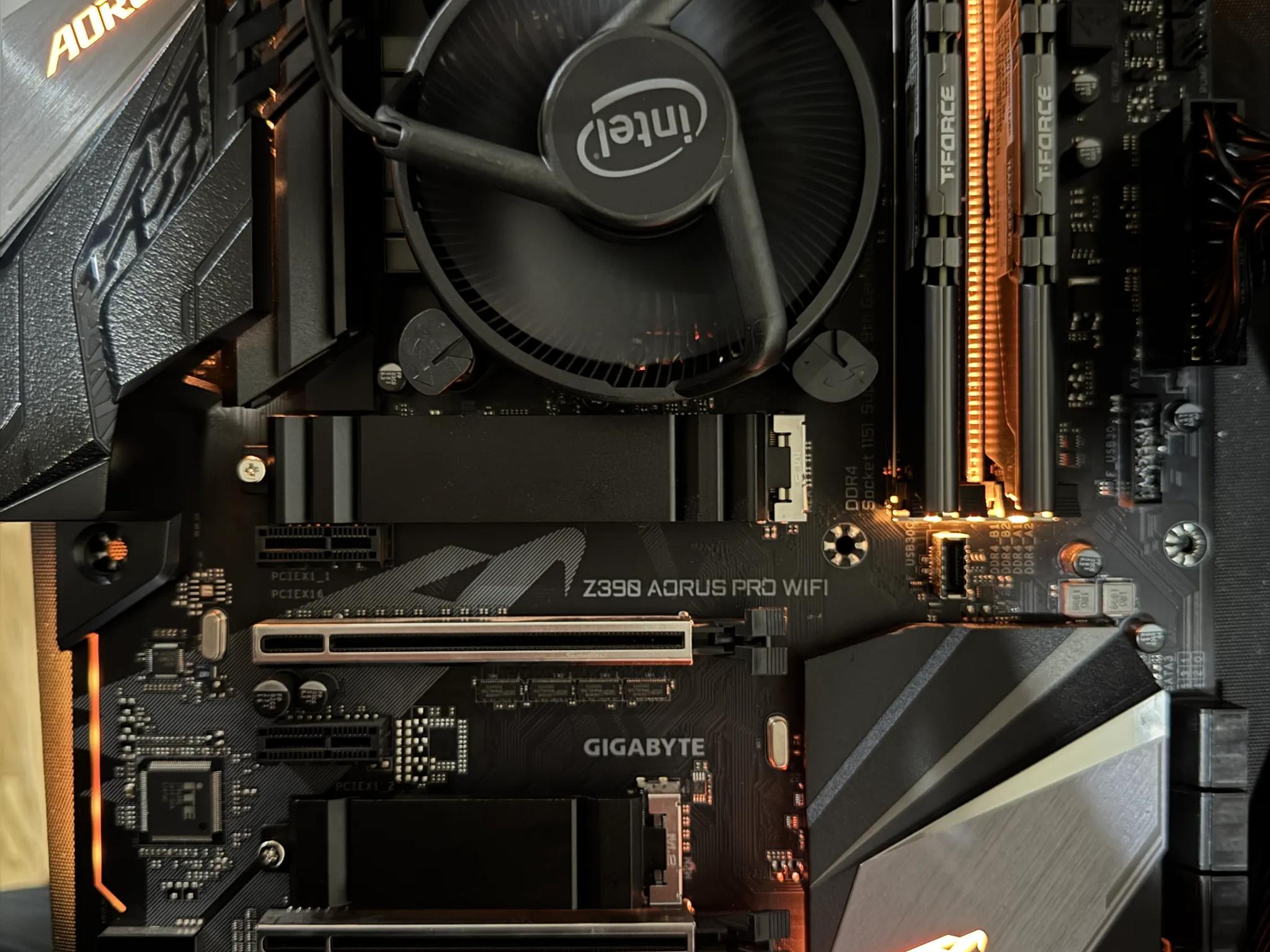 Gigabyte Z390 Aorus Pro WIFI Motherboard + Intel Core i9-9900K Processor Combo (Refurbished)