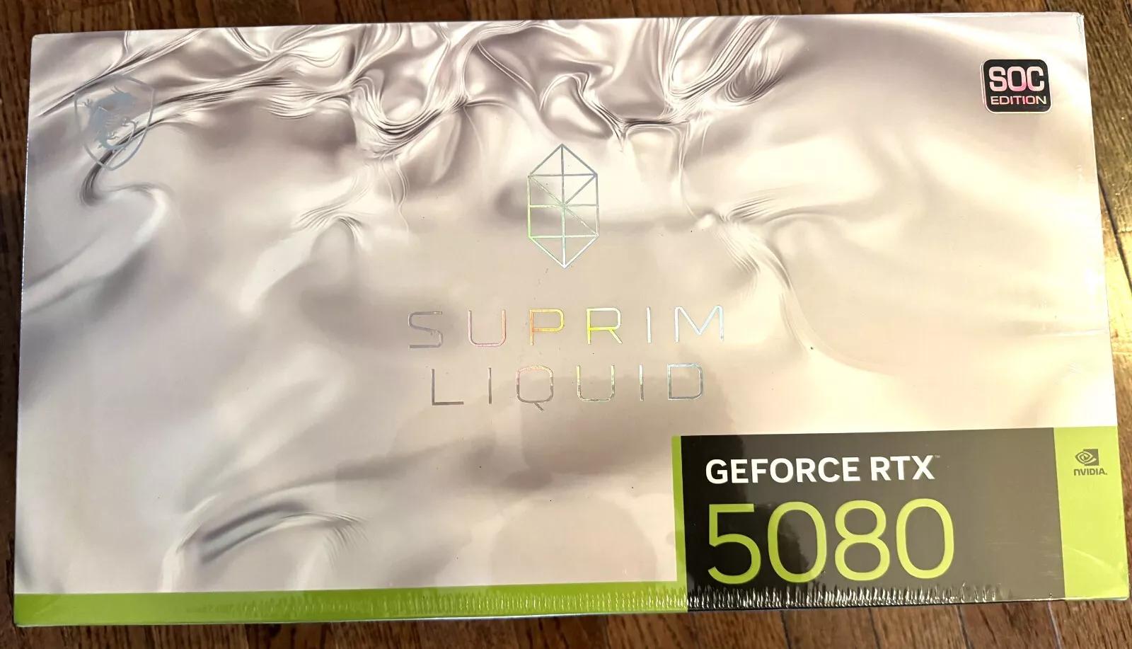 RTX 5080 Suprim Liquid + 1000 Watt MSI MPG Power Supply!!