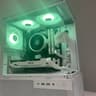 White Custom Gaming PC, Ryzen 5 5500, GTX 1060 6GB, 1TB Nvme, 16 GB RAM