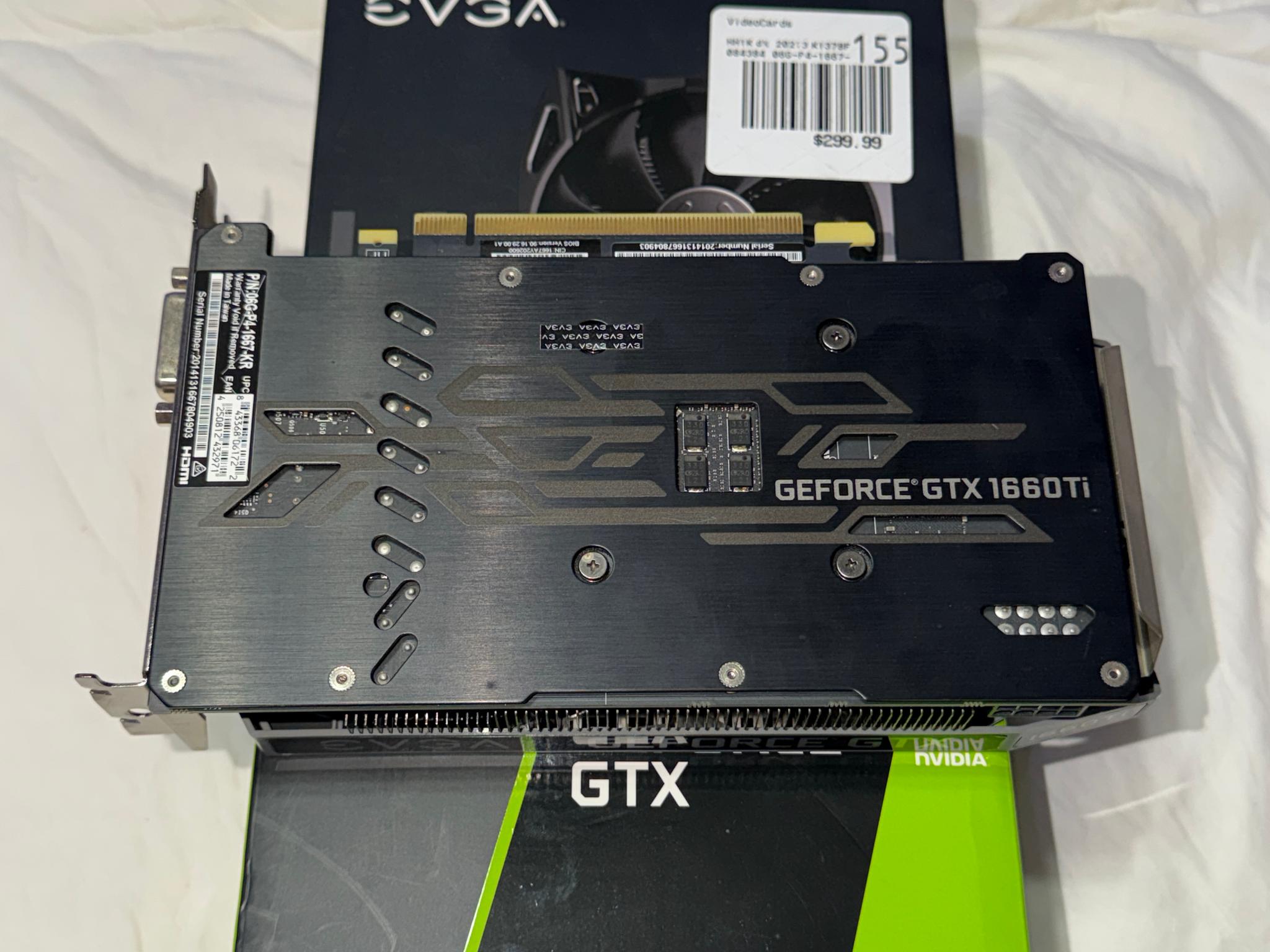 EVGA GeForce GTX 1660 Ti SC ULTRA GAMING (6GB) GDDR6