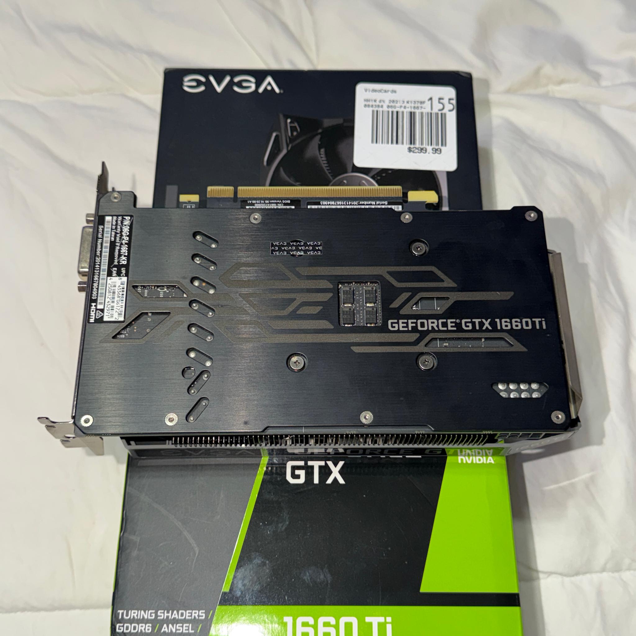 EVGA GeForce GTX 1660 Ti SC ULTRA GAMING (6GB) GDDR6