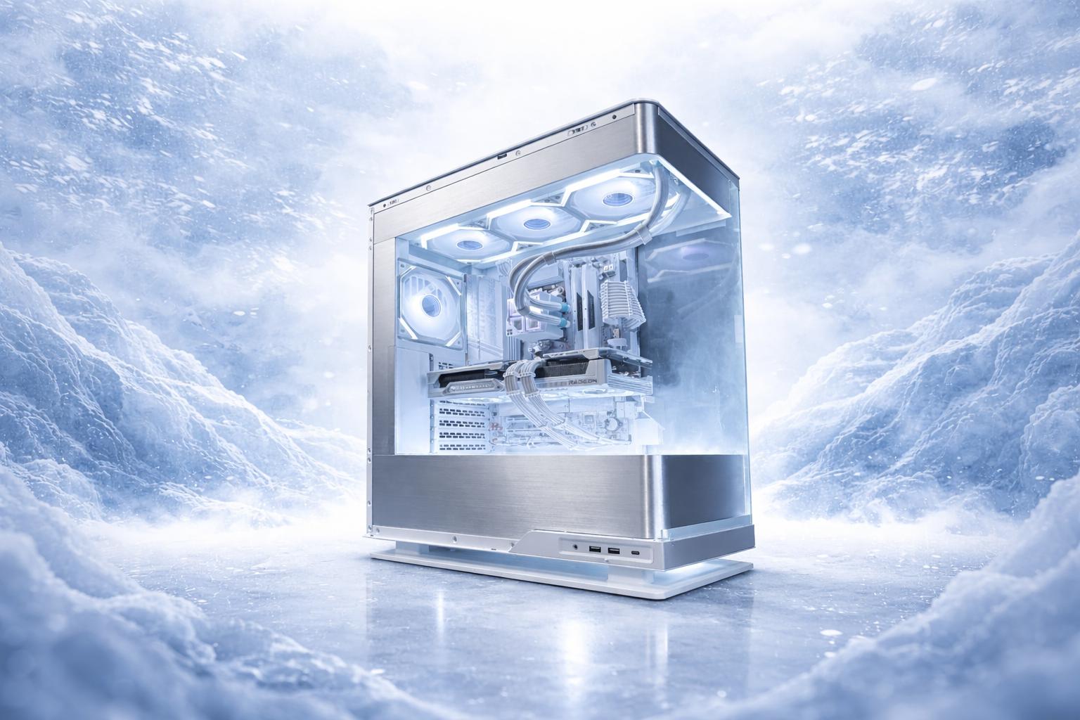 🥛❄️ ARCTIC MILK ❄️🥛👑 Ryzen 9 7900X| RX 9070XT| 32 GB DDR5| 2.75 TB NVMe| 850W PSU