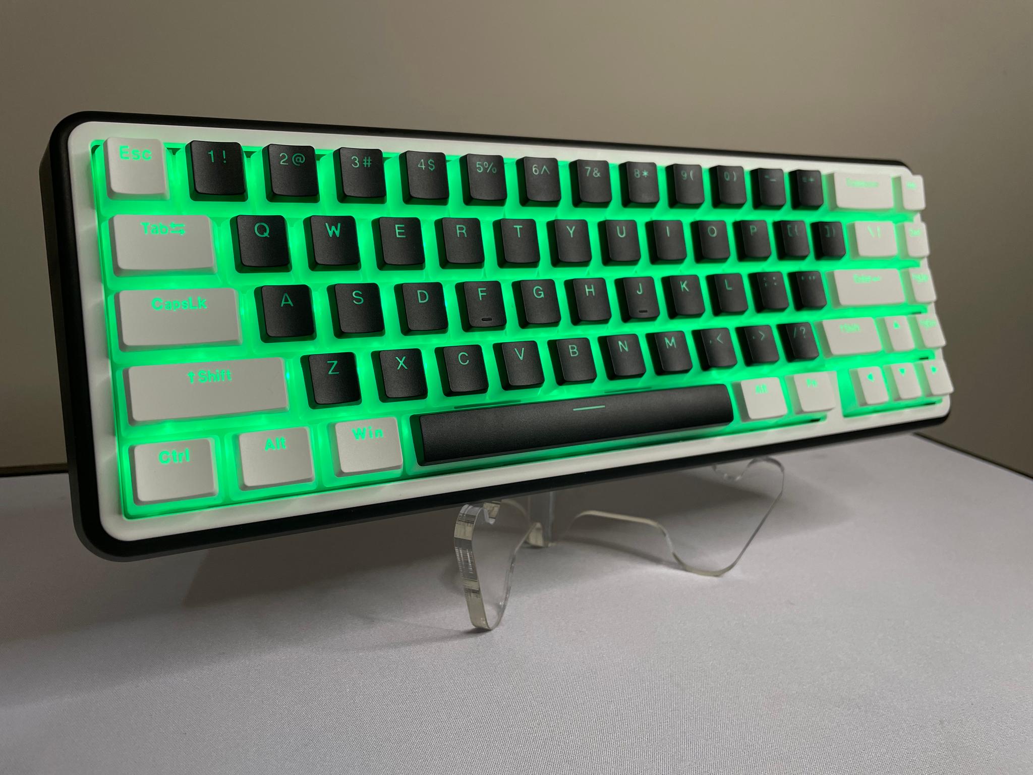 WK60 Mechanical Gaming Keyboard Wireless - Pudding Keycaps with Thocky Switches