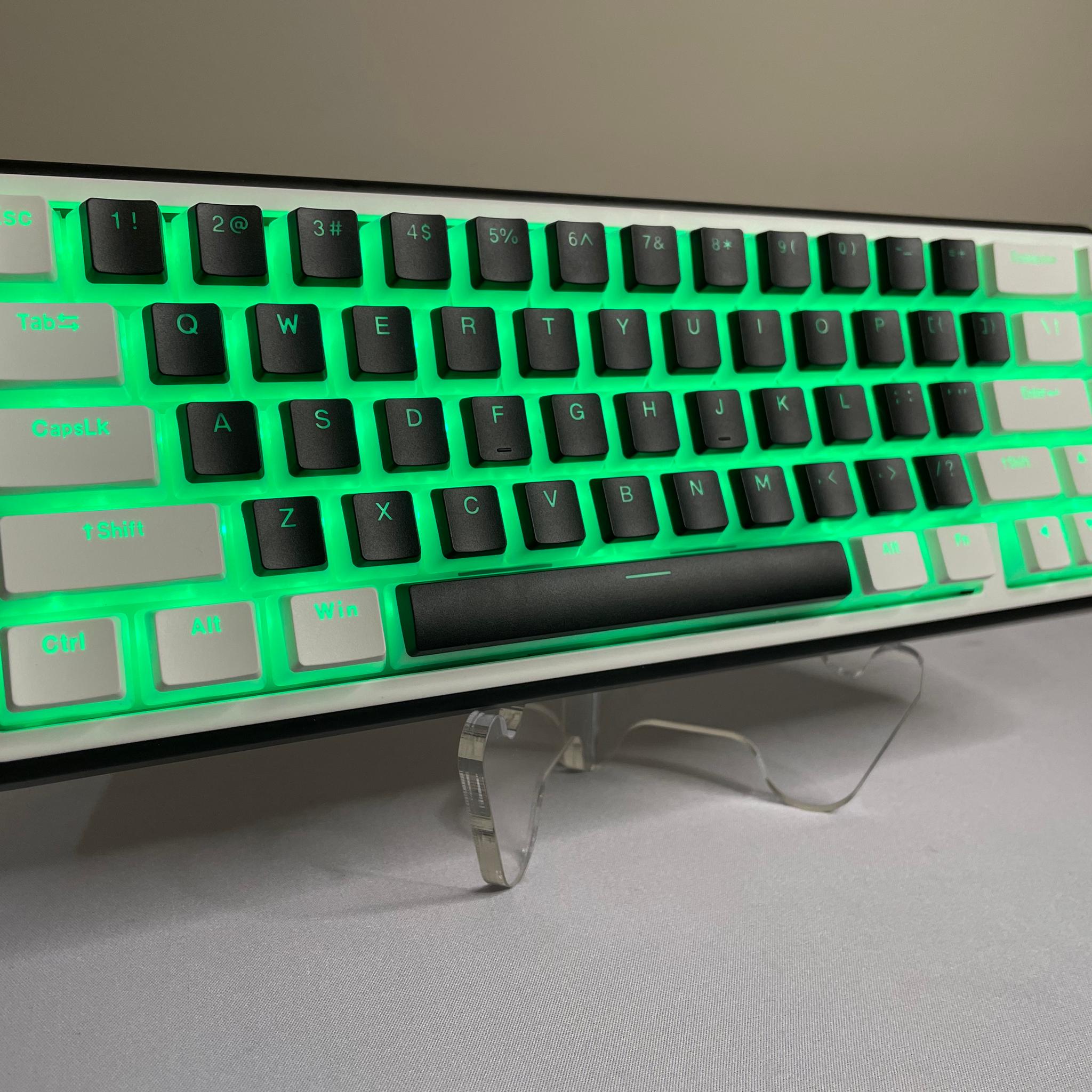 WK60 Mechanical Gaming Keyboard Wireless - Pudding Keycaps with Thocky Switches